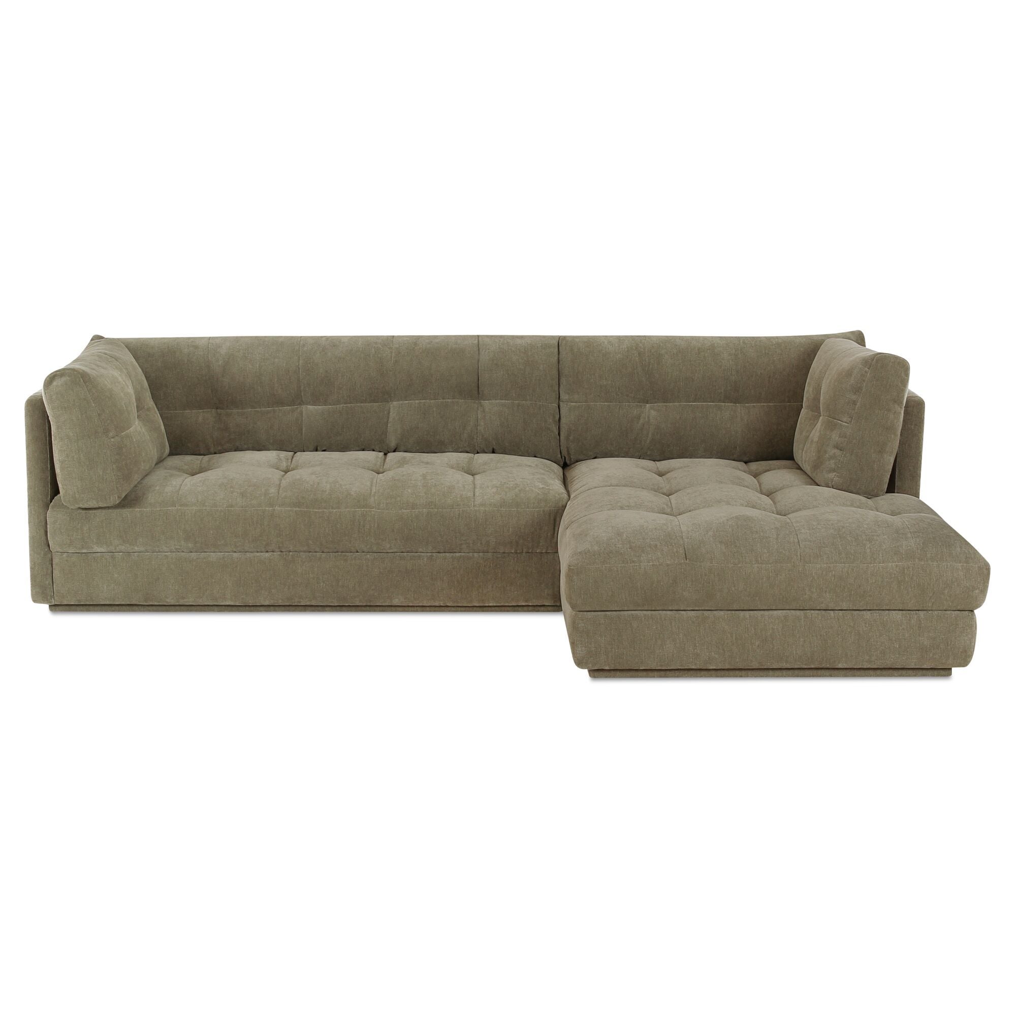 Mischa - Right Sectional - Sage Green
