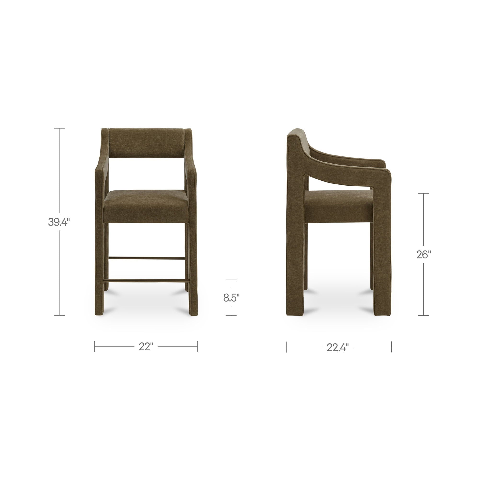 Elise - Counter Stool - Cedar Green