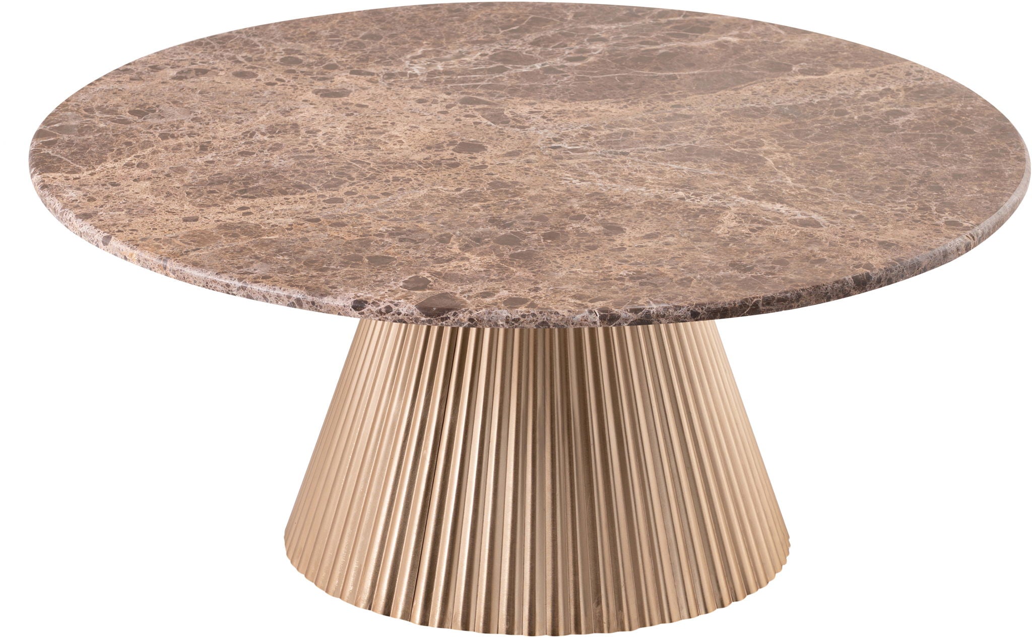 Cindra - Genuine Marble Top And Iron Base Table