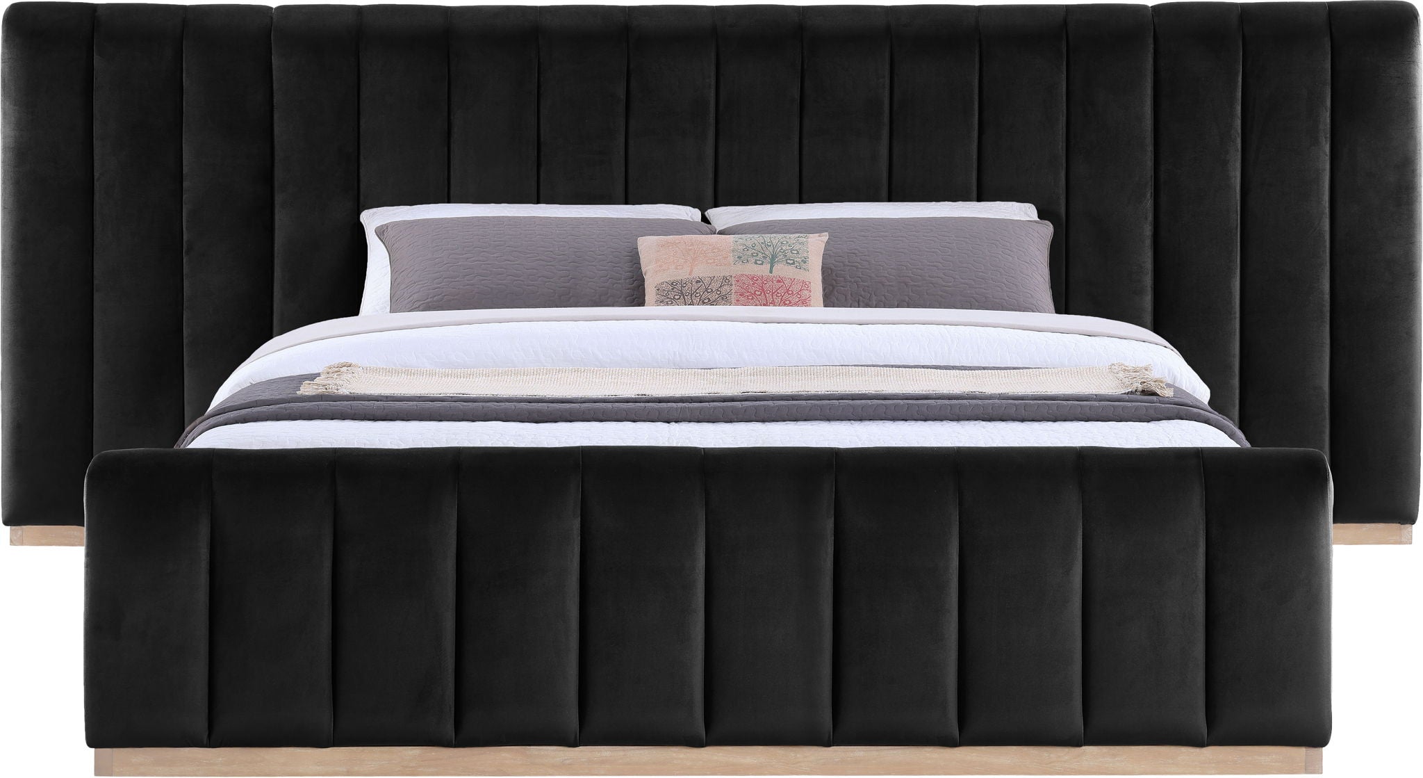 Amara - Velvet Upholstered Bed