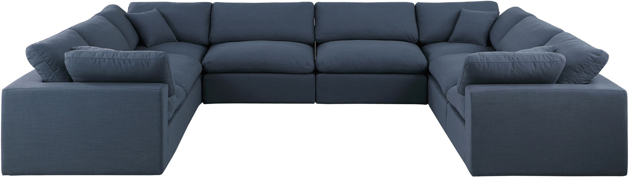 Comfy - 8 Piece Linen Modular Sectional