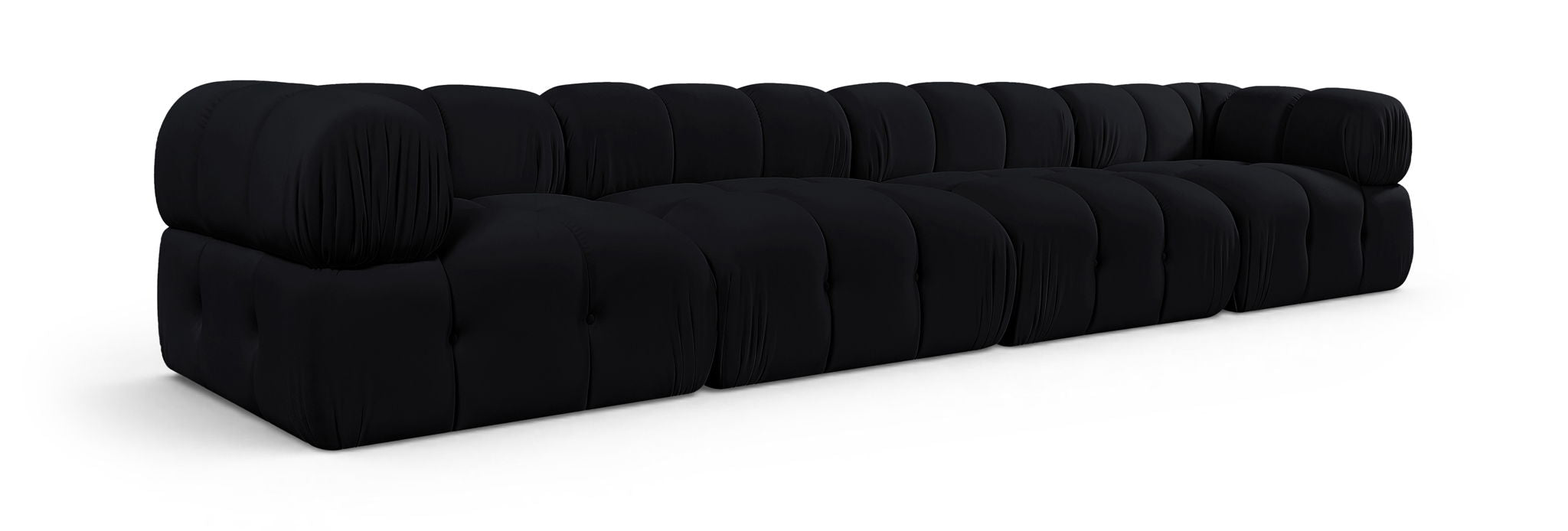 Orin - Fabric Velvet 4 Piece Modular Sofa