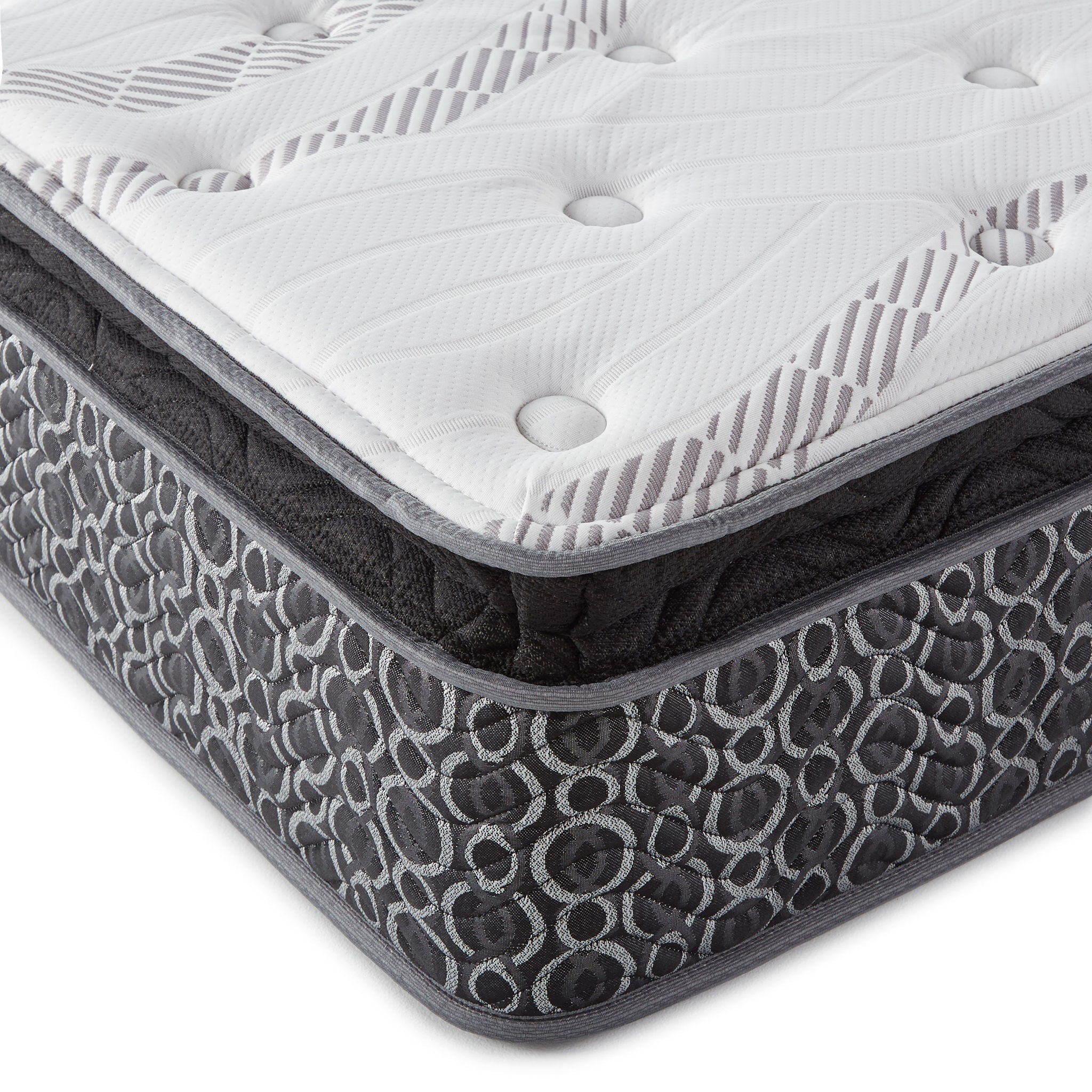 Constance - 11" Pillow Top Hybrid Mattress With Memory Foam And Open Coils