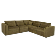 Swift - Classic L Modular Sectional - Dark Green