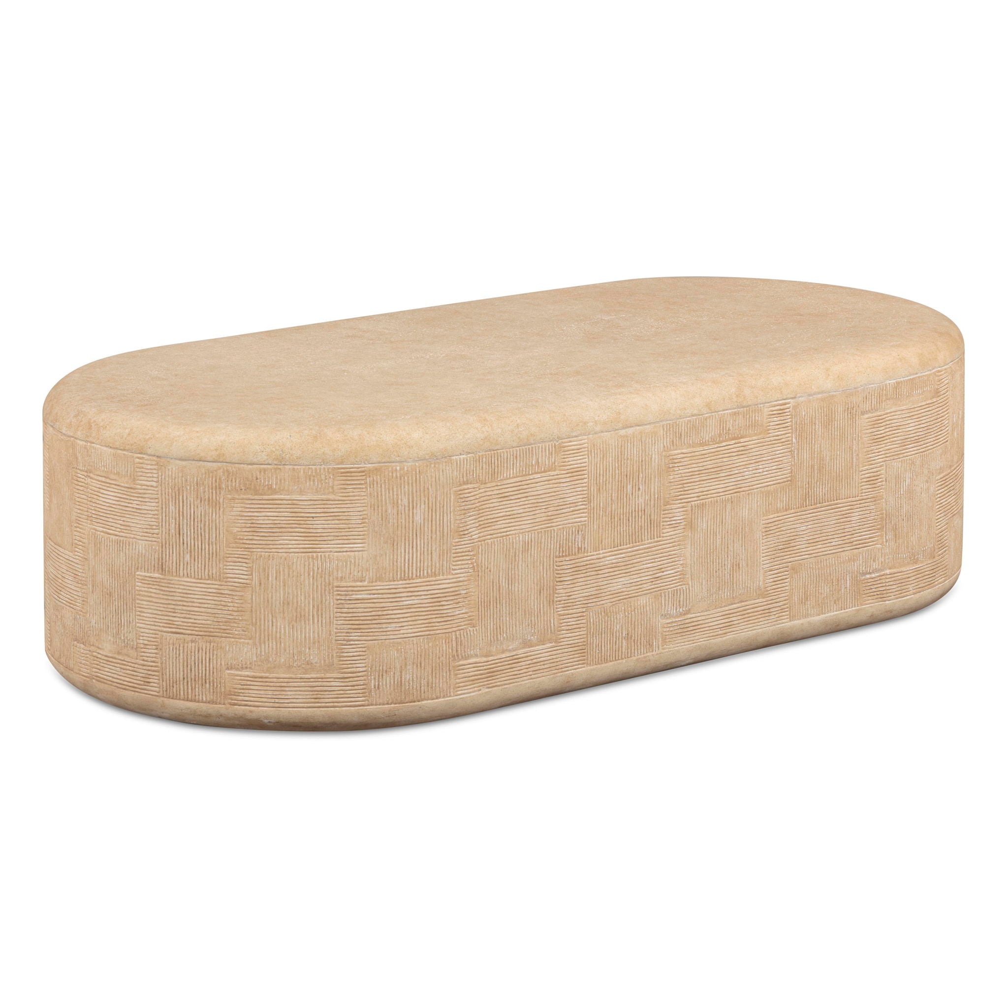Suraya - Concrete Rounded Coffee Table