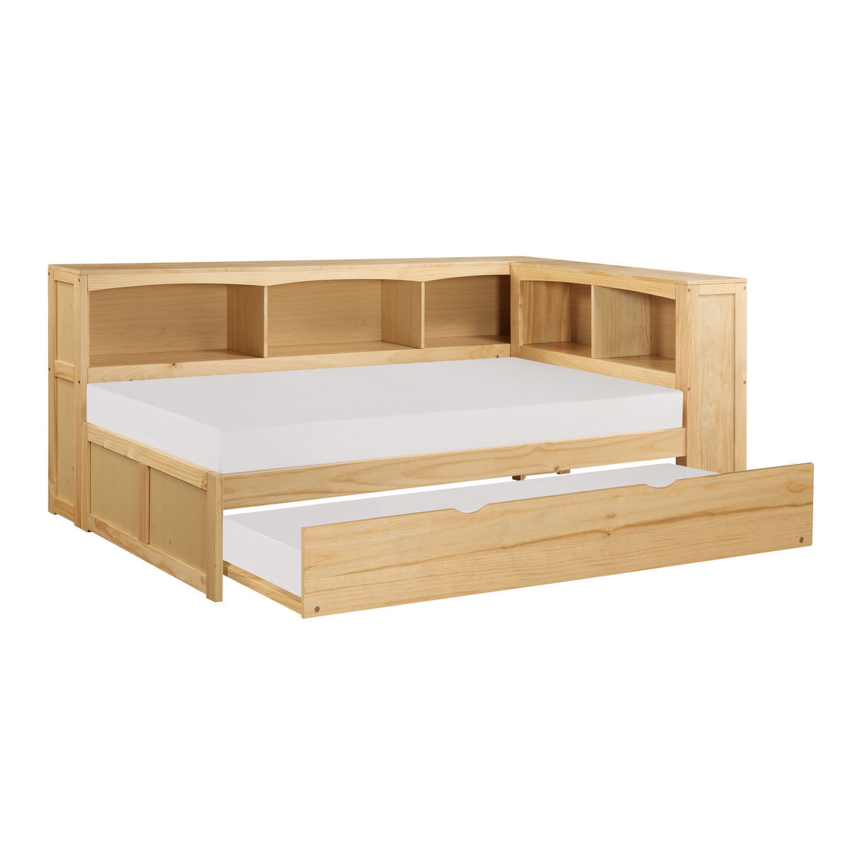 Bartly - Bookcase Corner Bed