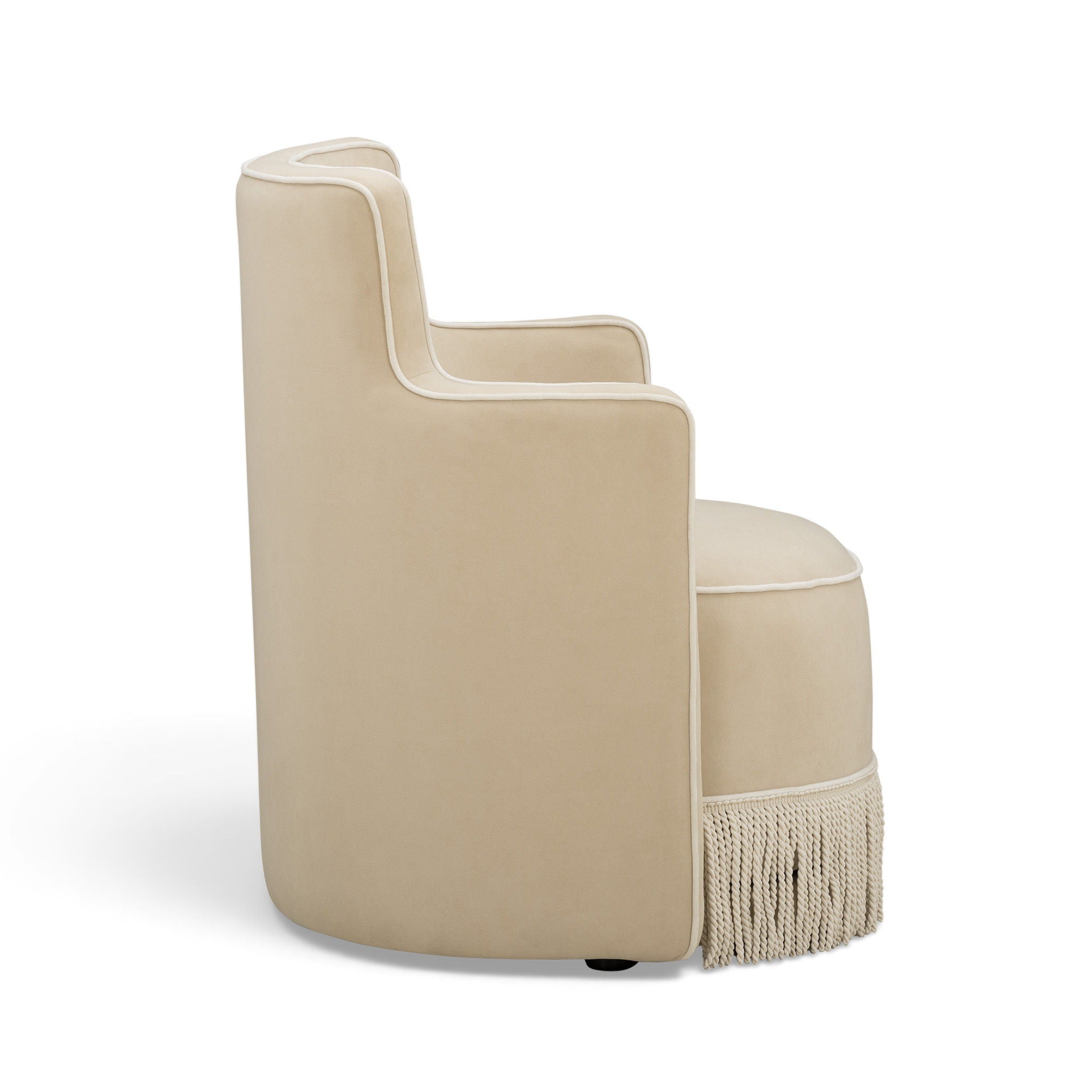 Passe - Tasseled Swivel Chair