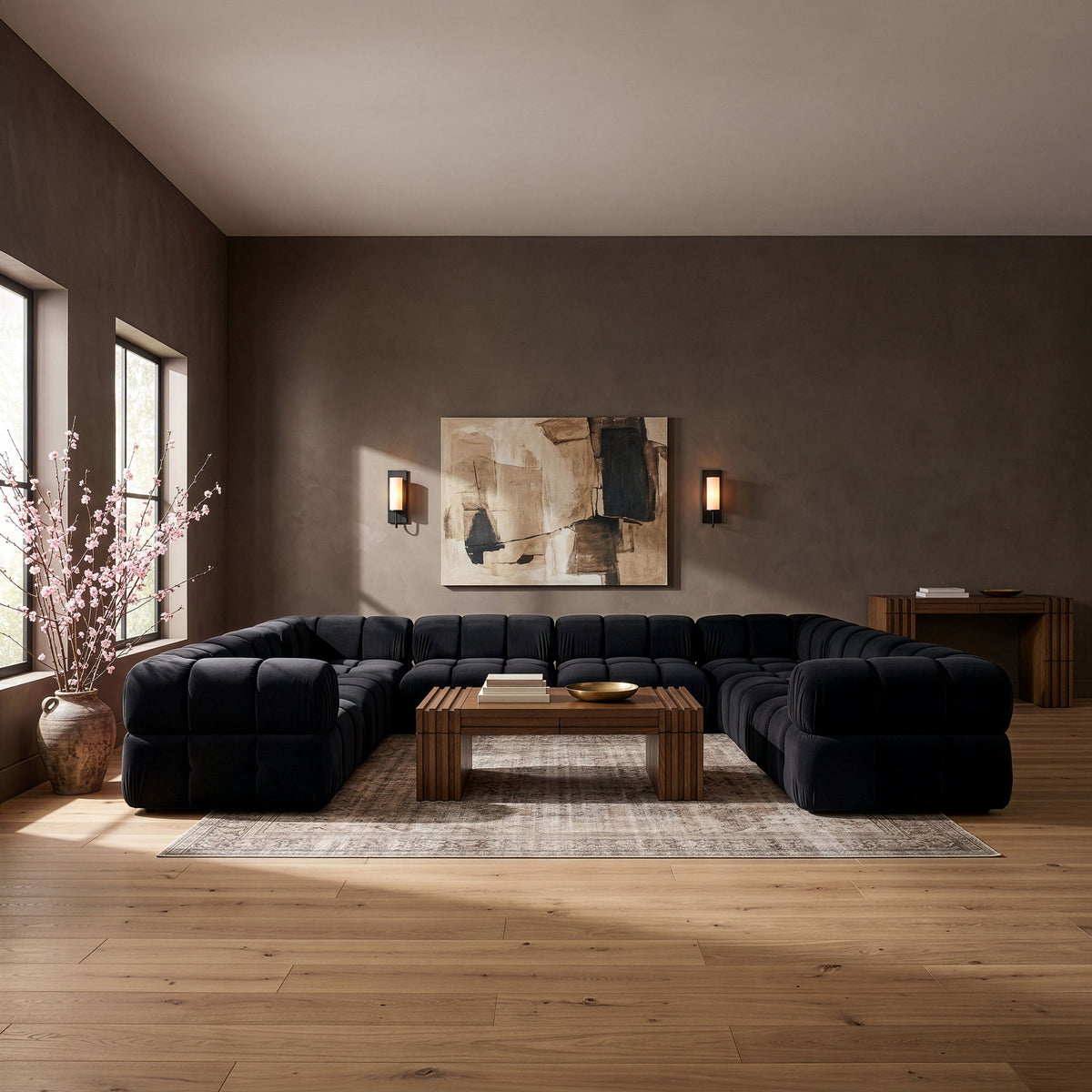 Orin - 8 Piece Modular Sectional (4 Modular Chairs, 4 Corner Chairs)
