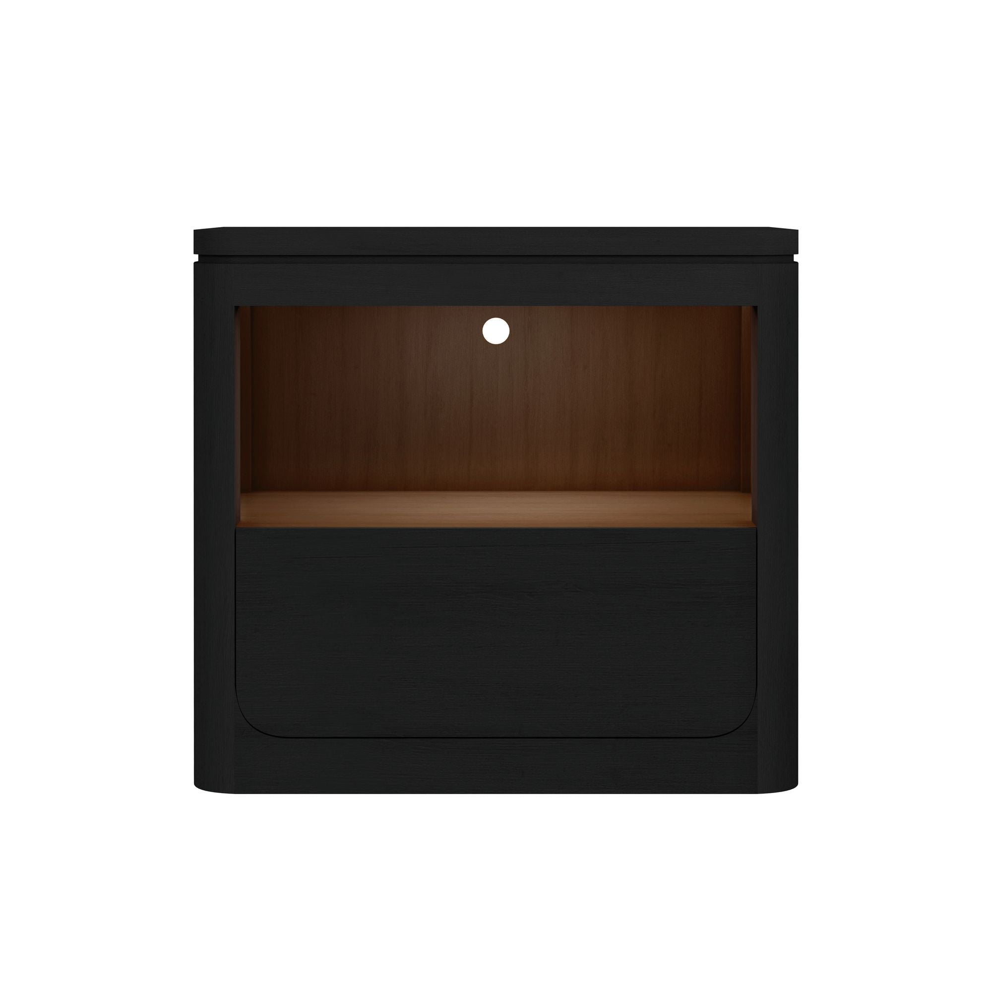 Rosalie - Nightstand With USB And LED