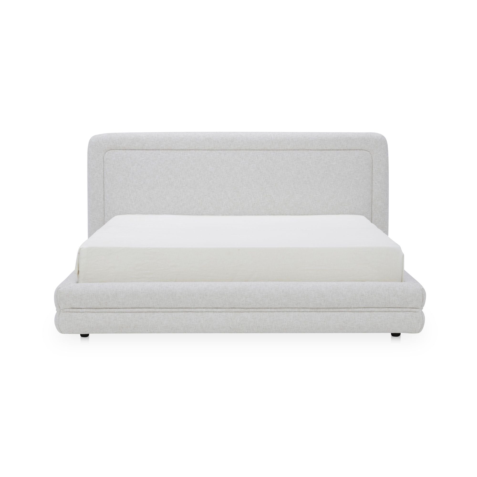 Tory - King Bed Pebble - Pebble