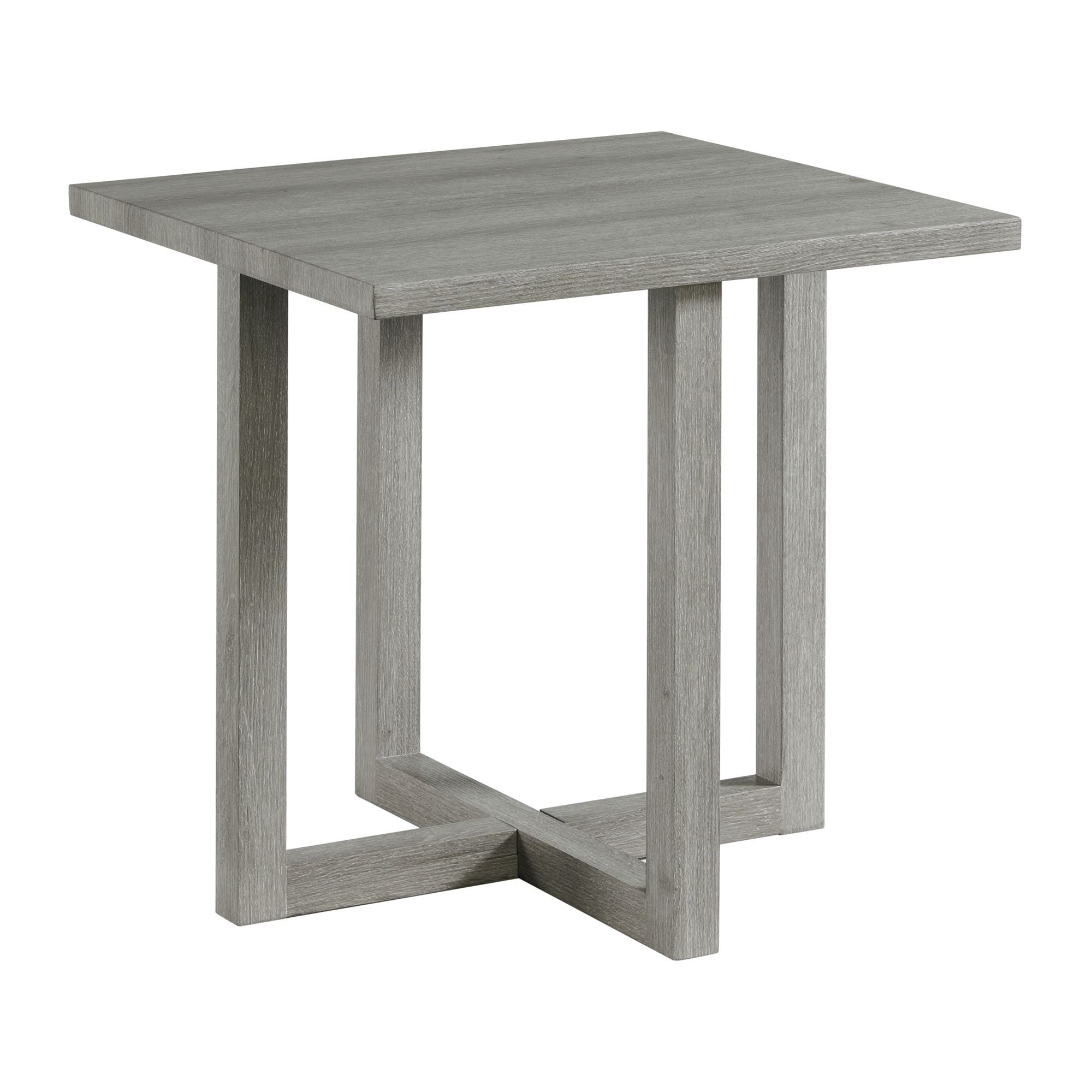Uster - 2 Piece Occasional Set (Coffee Table And End Table) - Light Gray