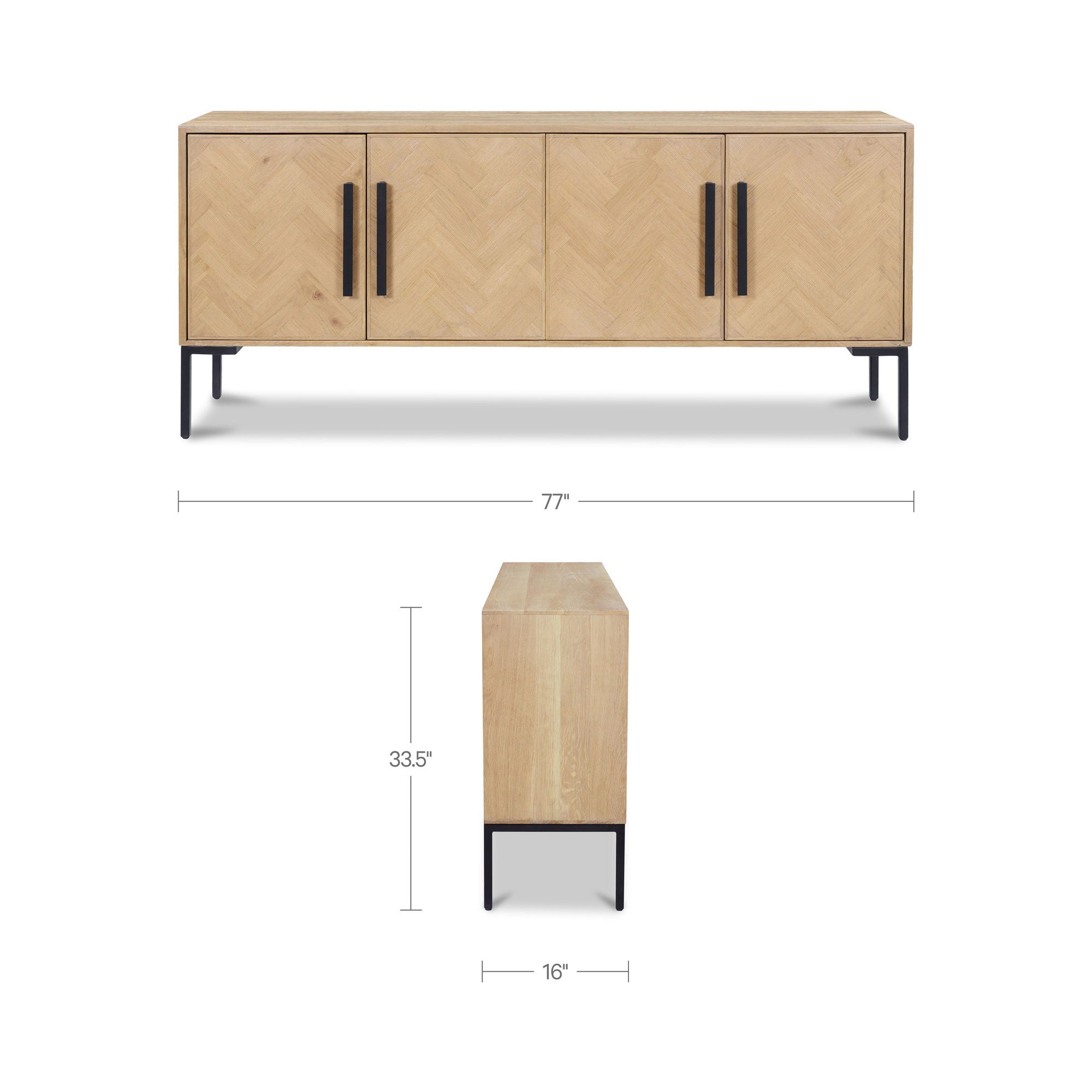Fishbone - Sideboard - Natural