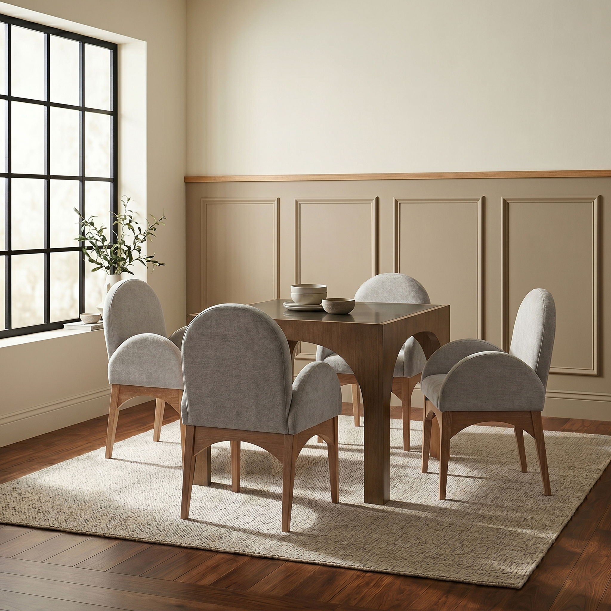 Waldorf - Tempered Glass Top Table