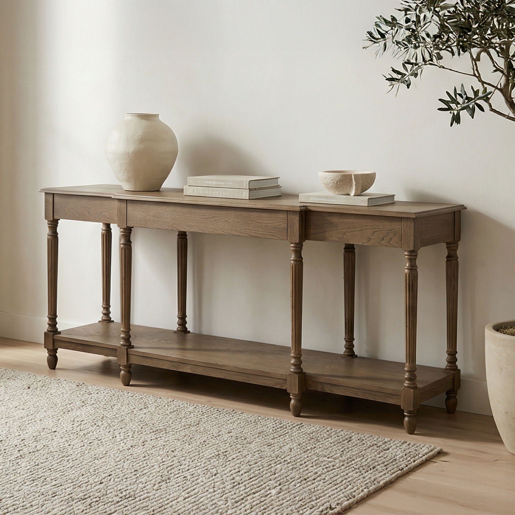 Martha - Console Table - Dark Brown