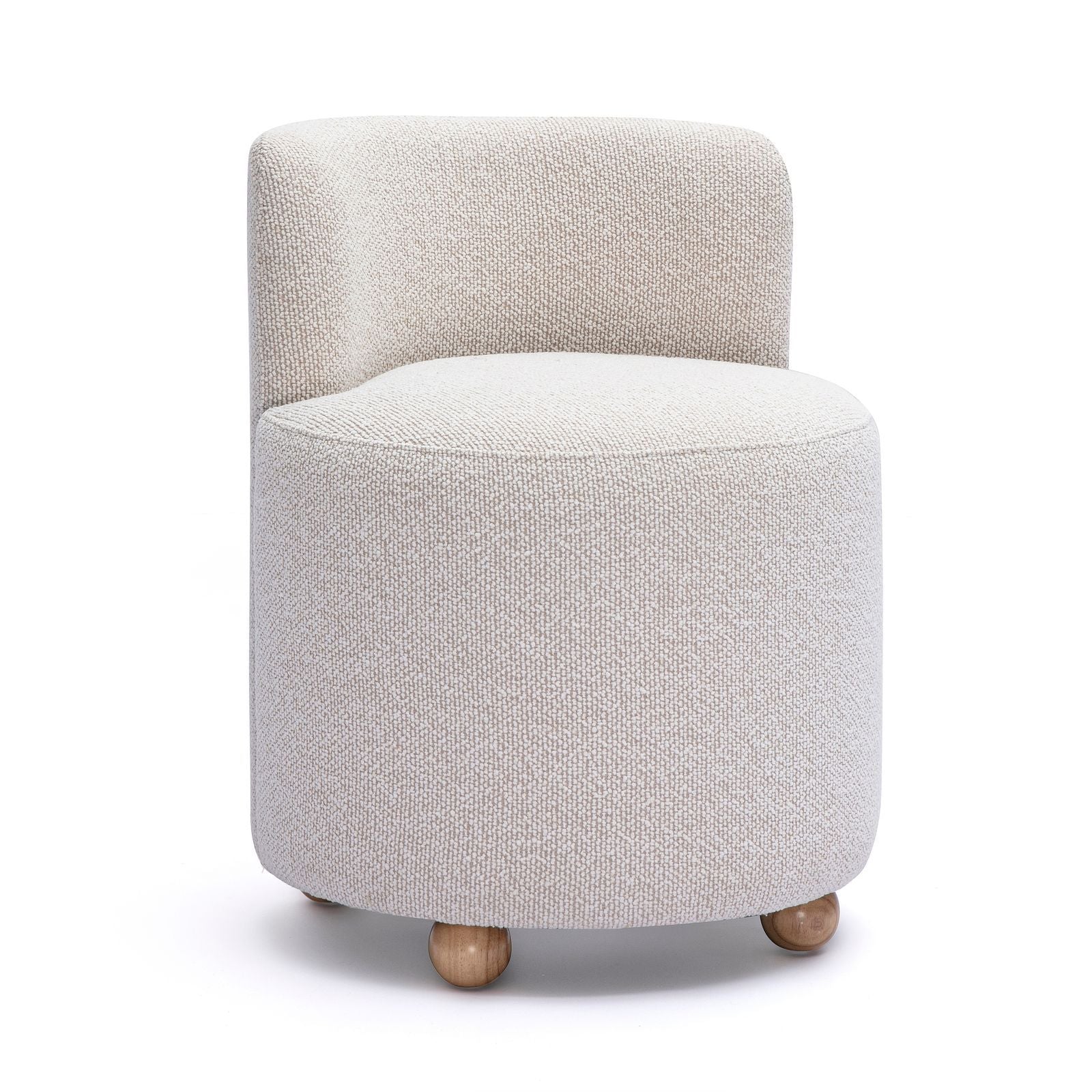 Hakuna - Performance Boucle Desk Chair - Cream