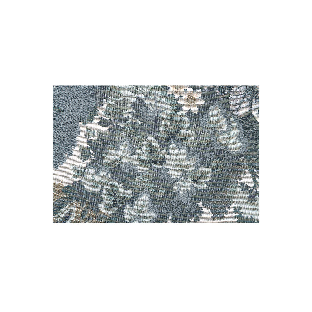 Yasmin - Square Cushion Tapestry - Blue / Gray