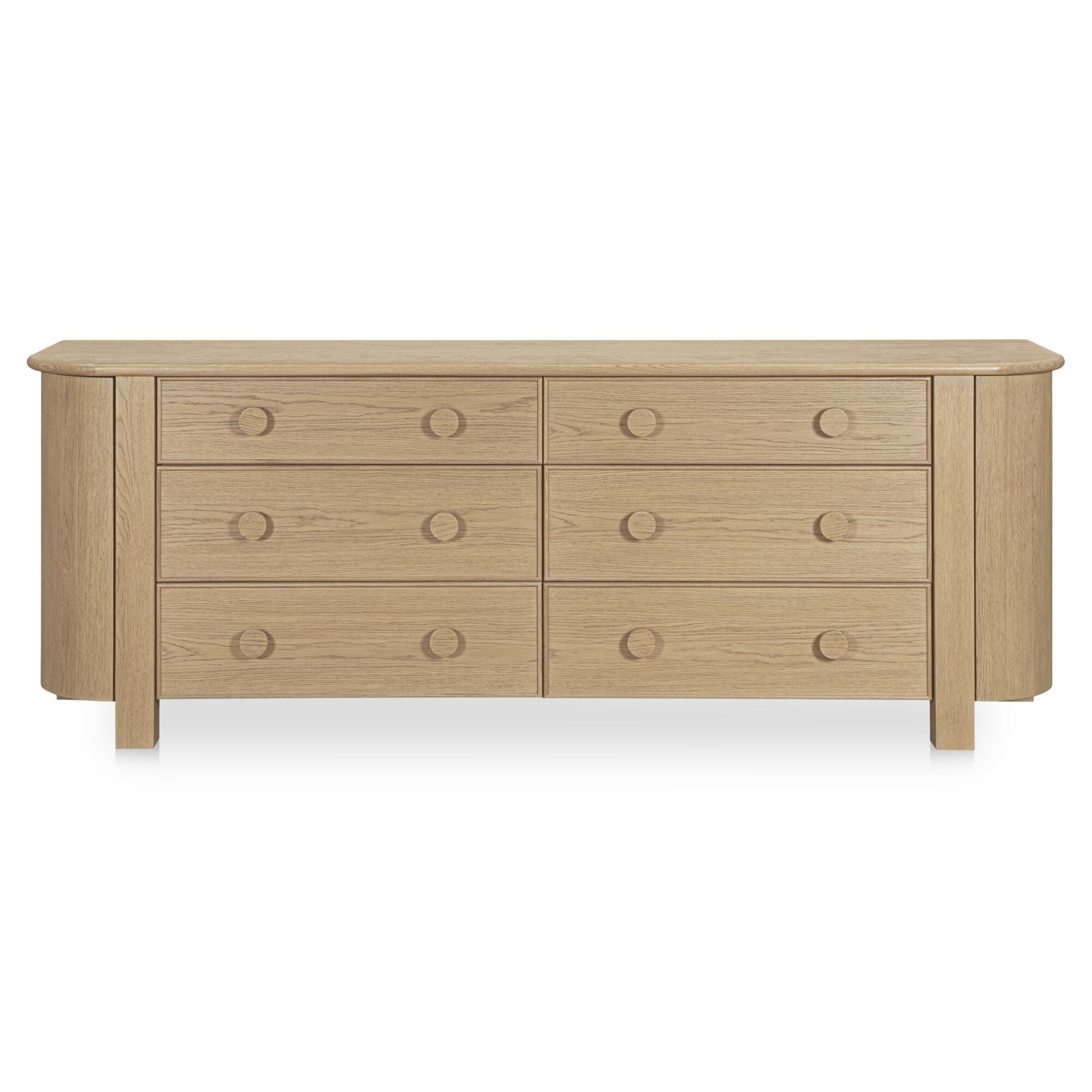 Loren - 6 Drawer Dresser - Natural