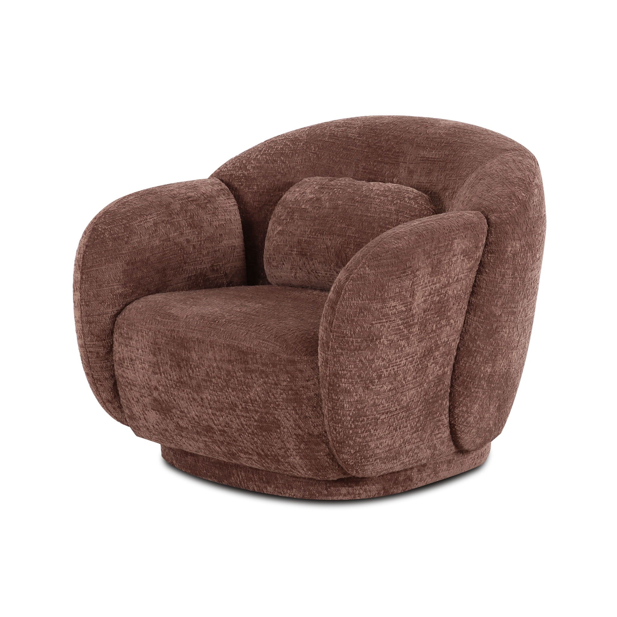 Misty - Knubby Fabric Accent Chair