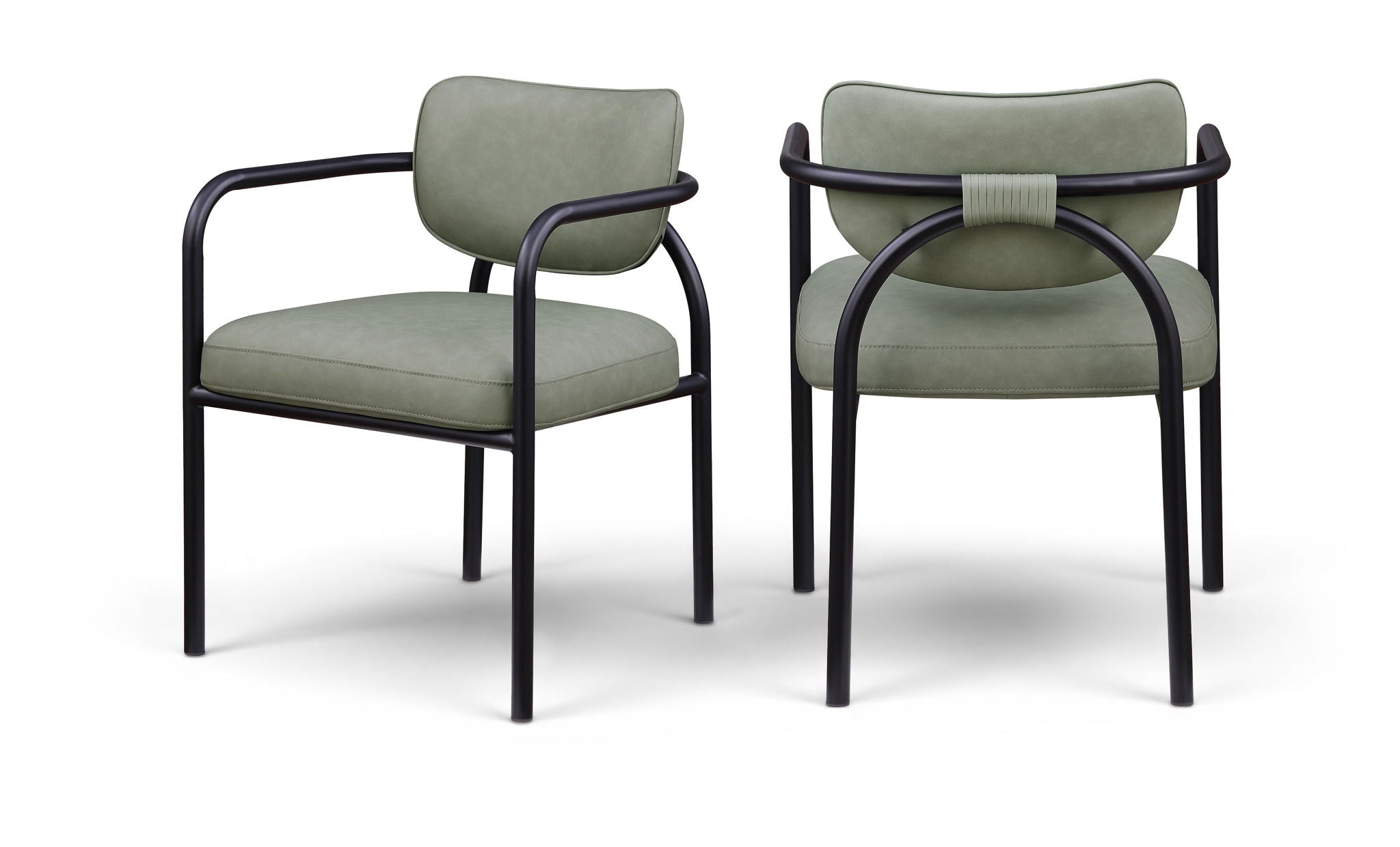 Serava - Vegan Leather Upholstered Dining Chair (Set of 2)