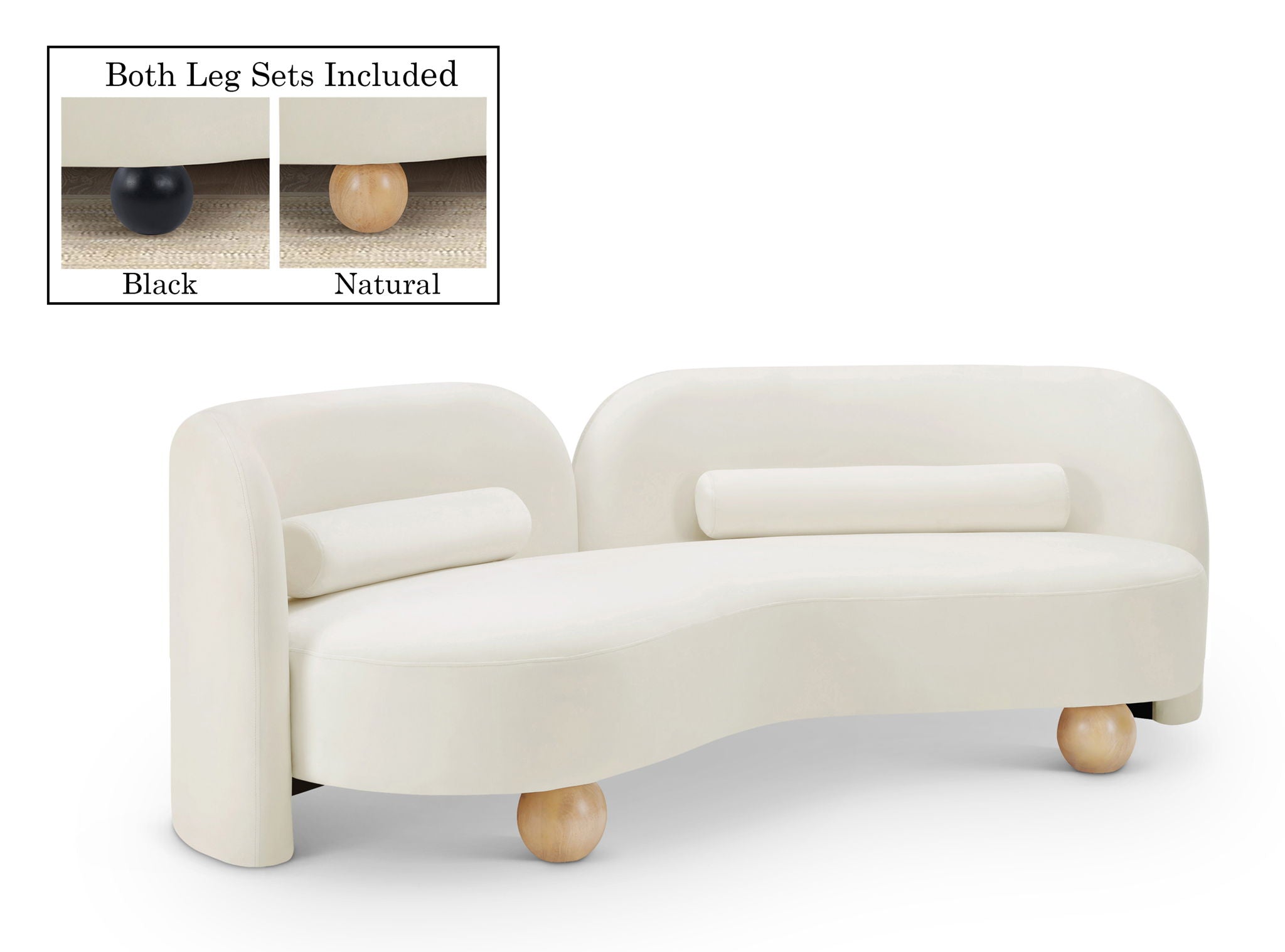 Daphne - Velvet Sofa