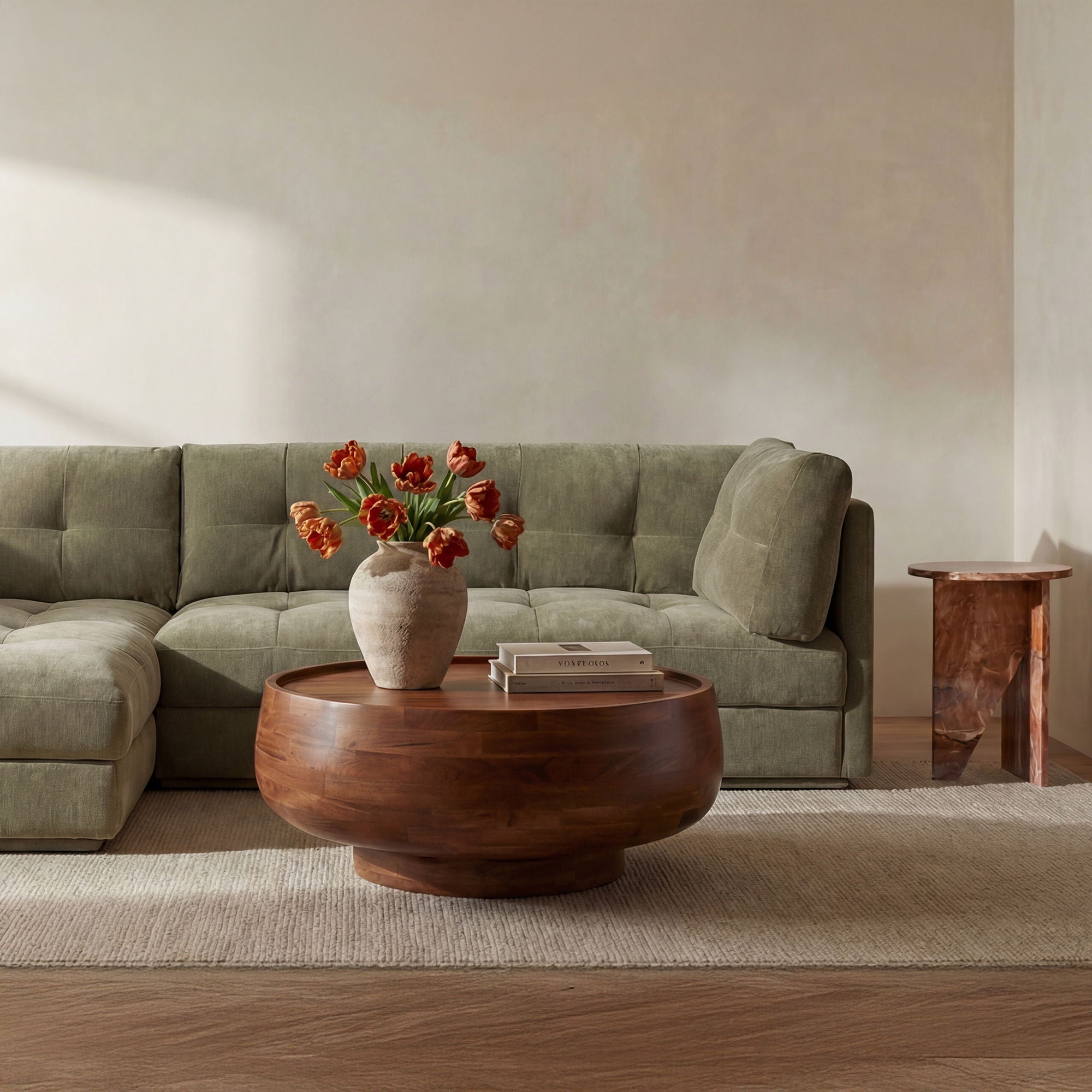 Wade - Storage Coffee Table - Natural