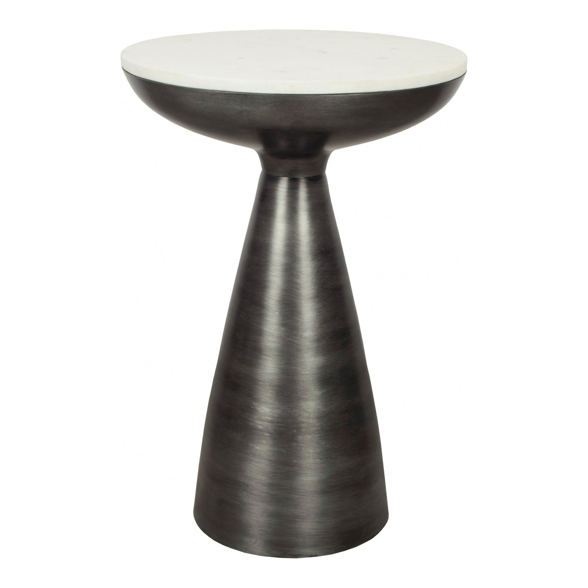 Font - Side Table - White Marble