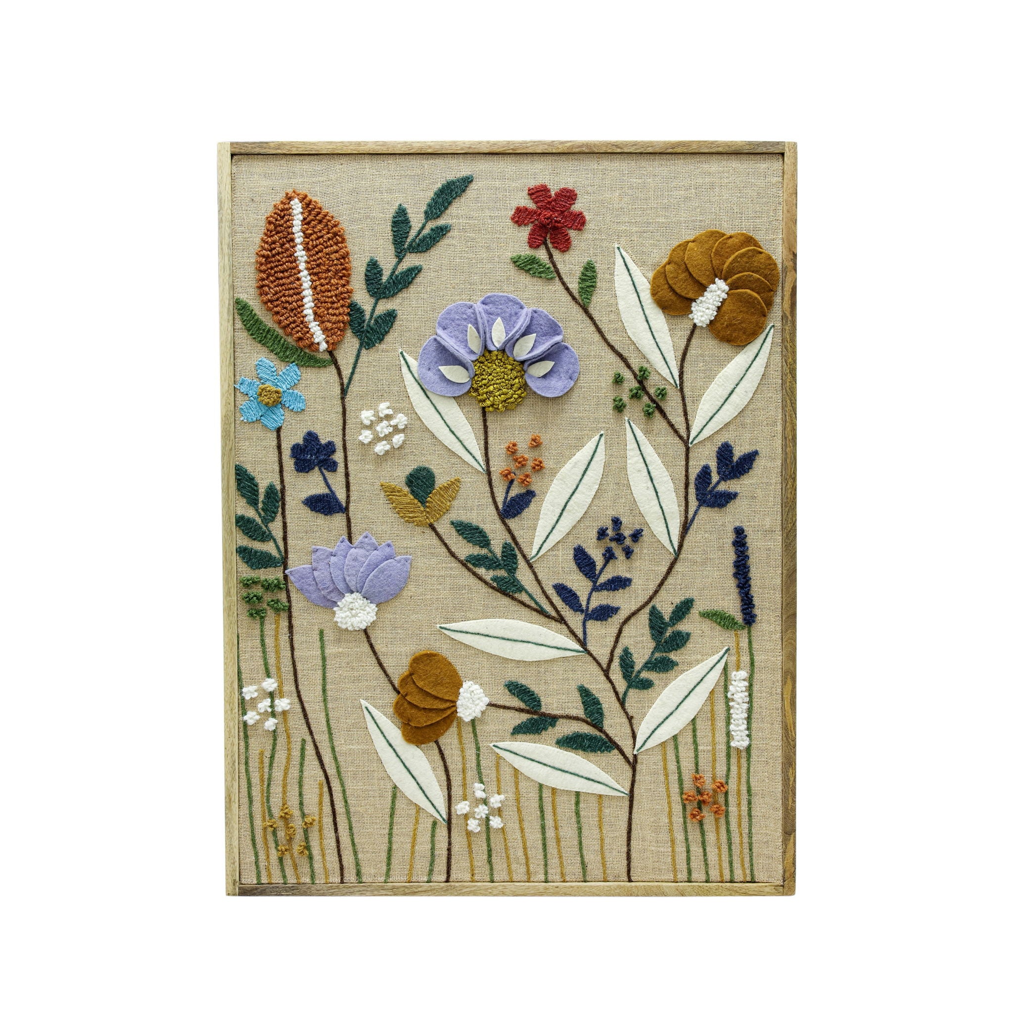 Muro - "Sprout" Embroidered Wall Art