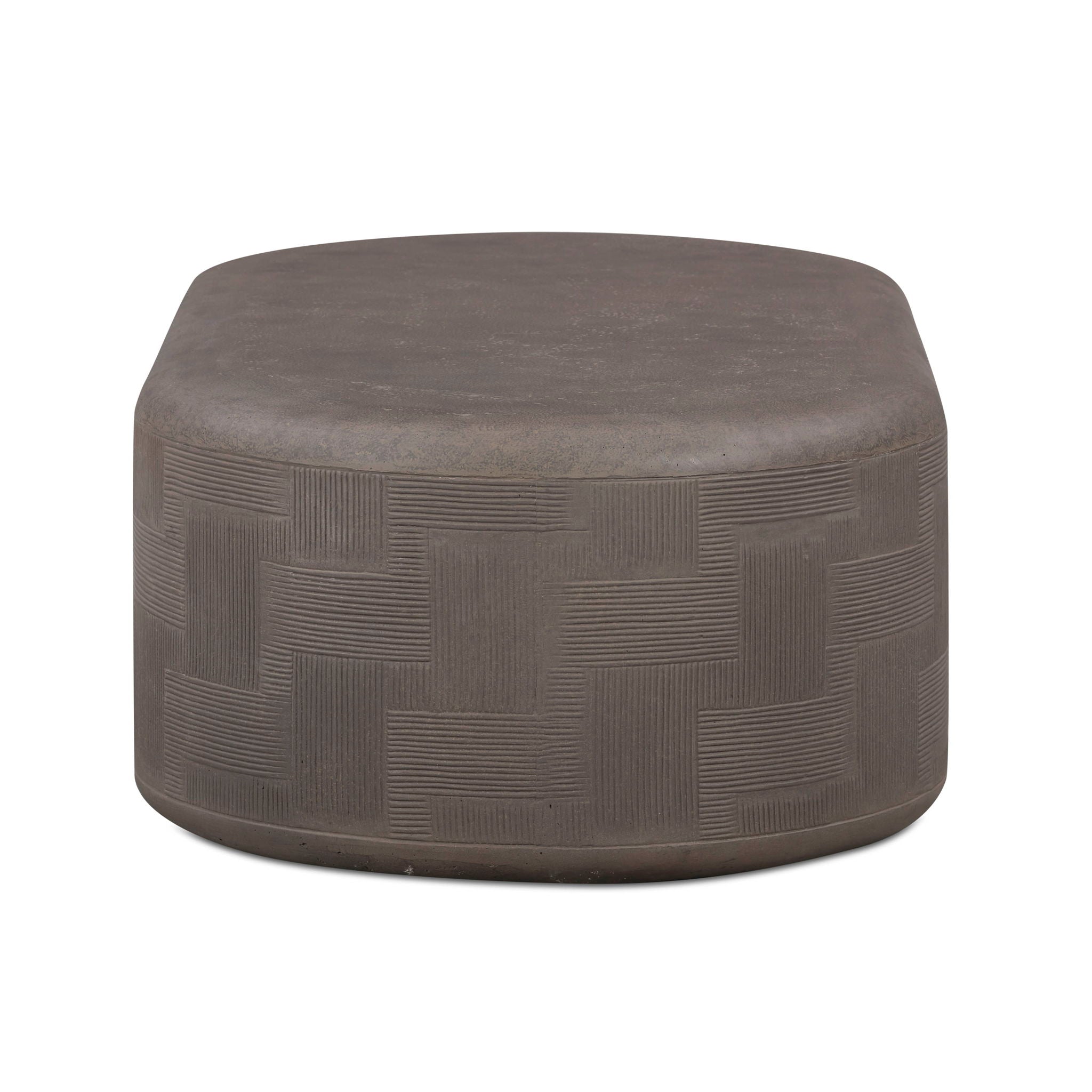 Suraya - Concrete Rounded Coffee Table