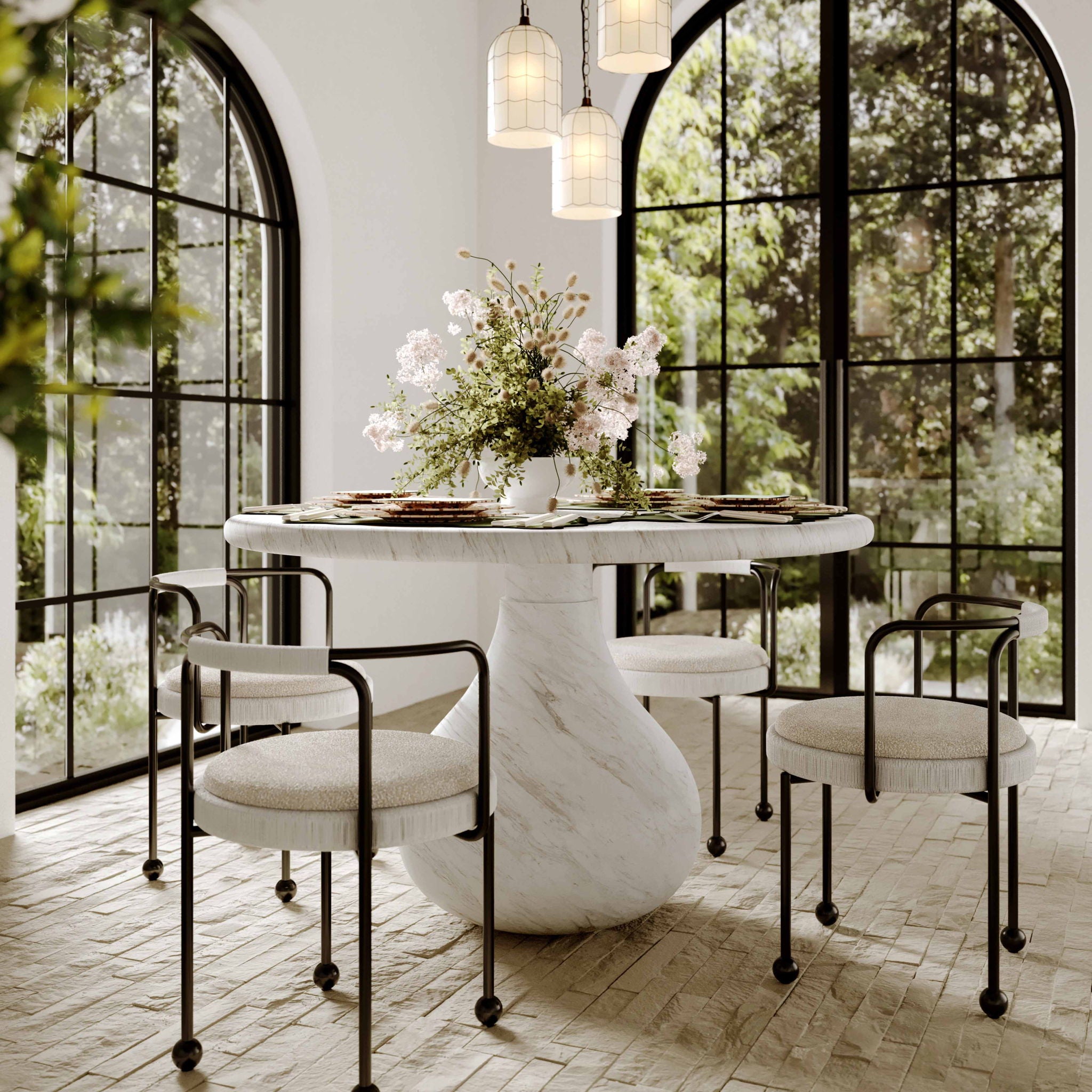 Smooch - 47" Indoor / Outdoor Round Dining Table