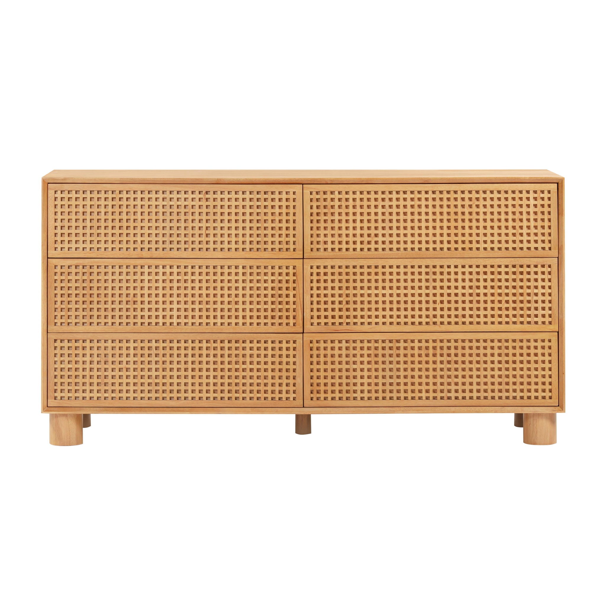 Miles - 6-Drawer Dresser - Natural