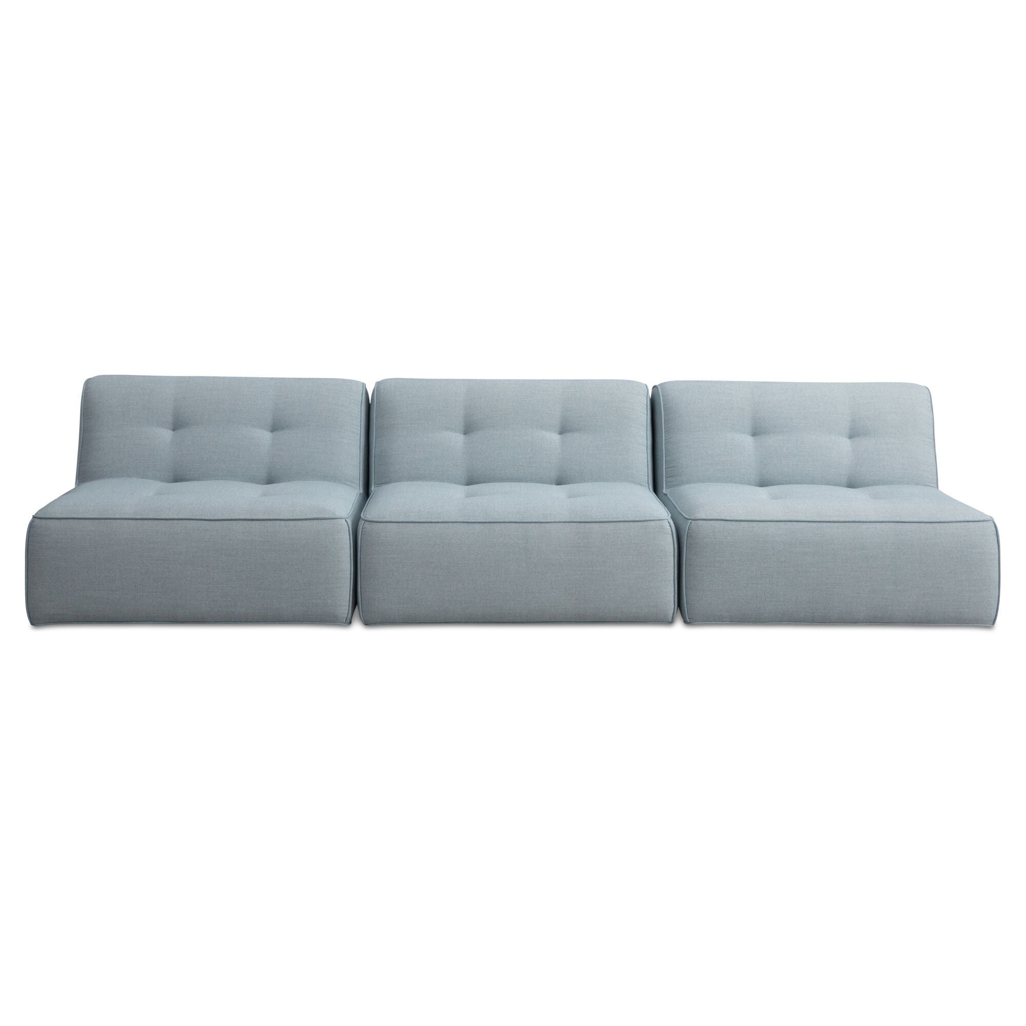 Sunseeker - 3 Piece Outdoor Sofa - Light Blue