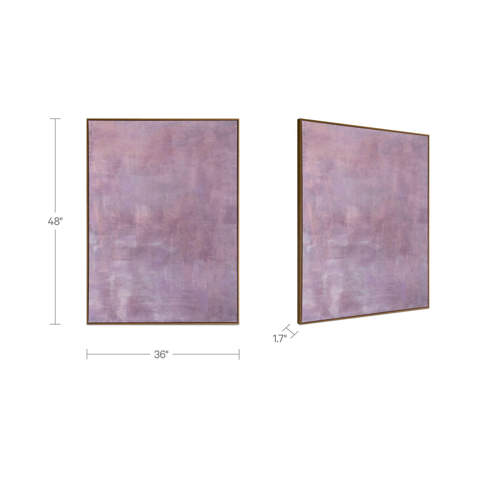 Enamor - Framed Painting - Lavender