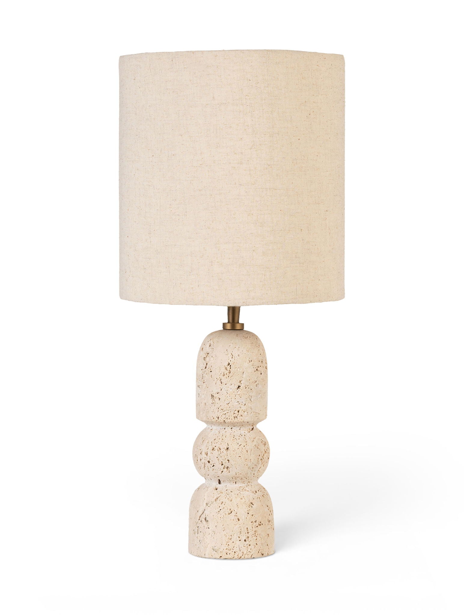 Paros - Base And Linen Textured Fabric Shade Table Lamp