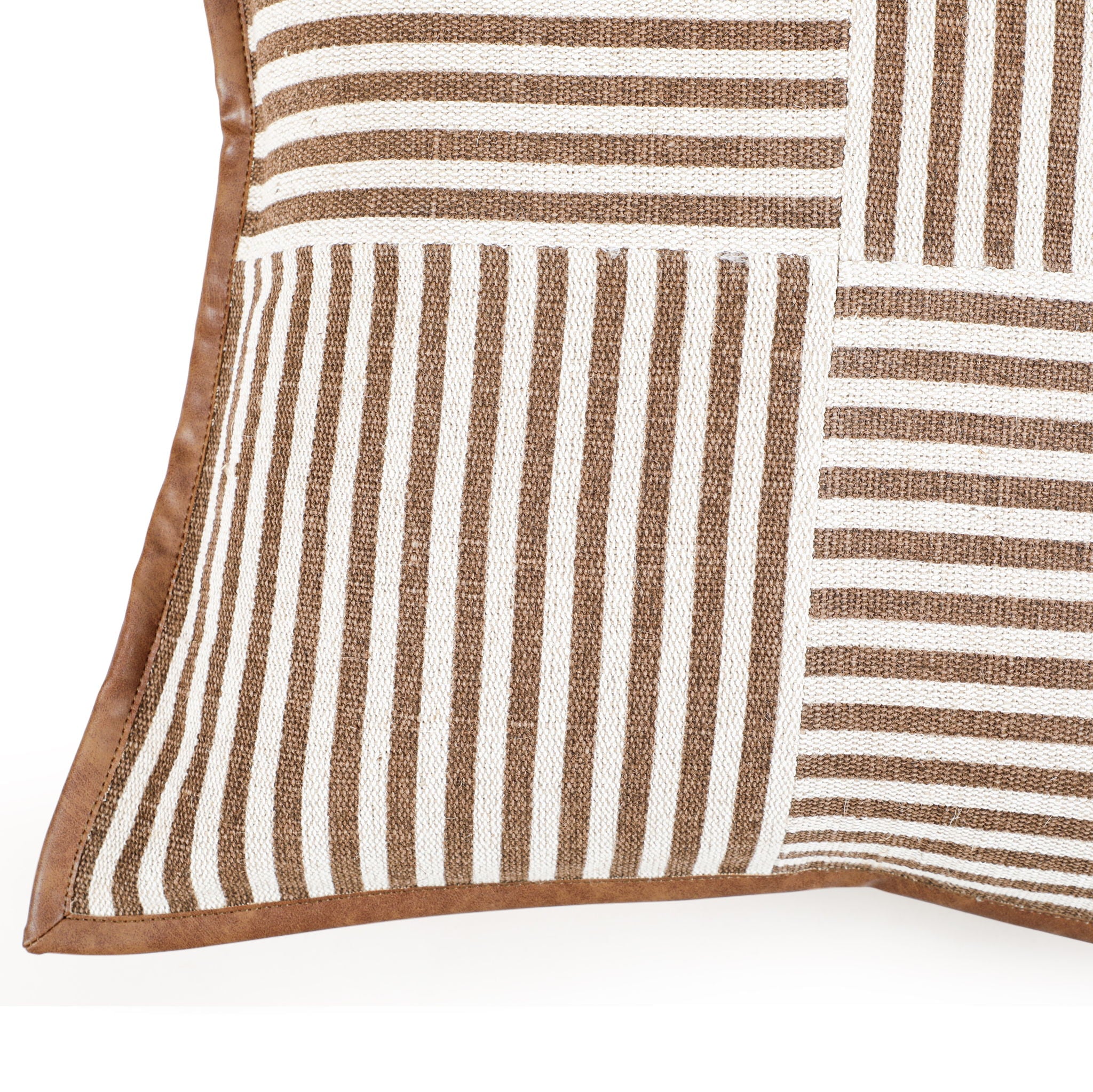 Kora - Cotton Jute Throw Pillow - Cover