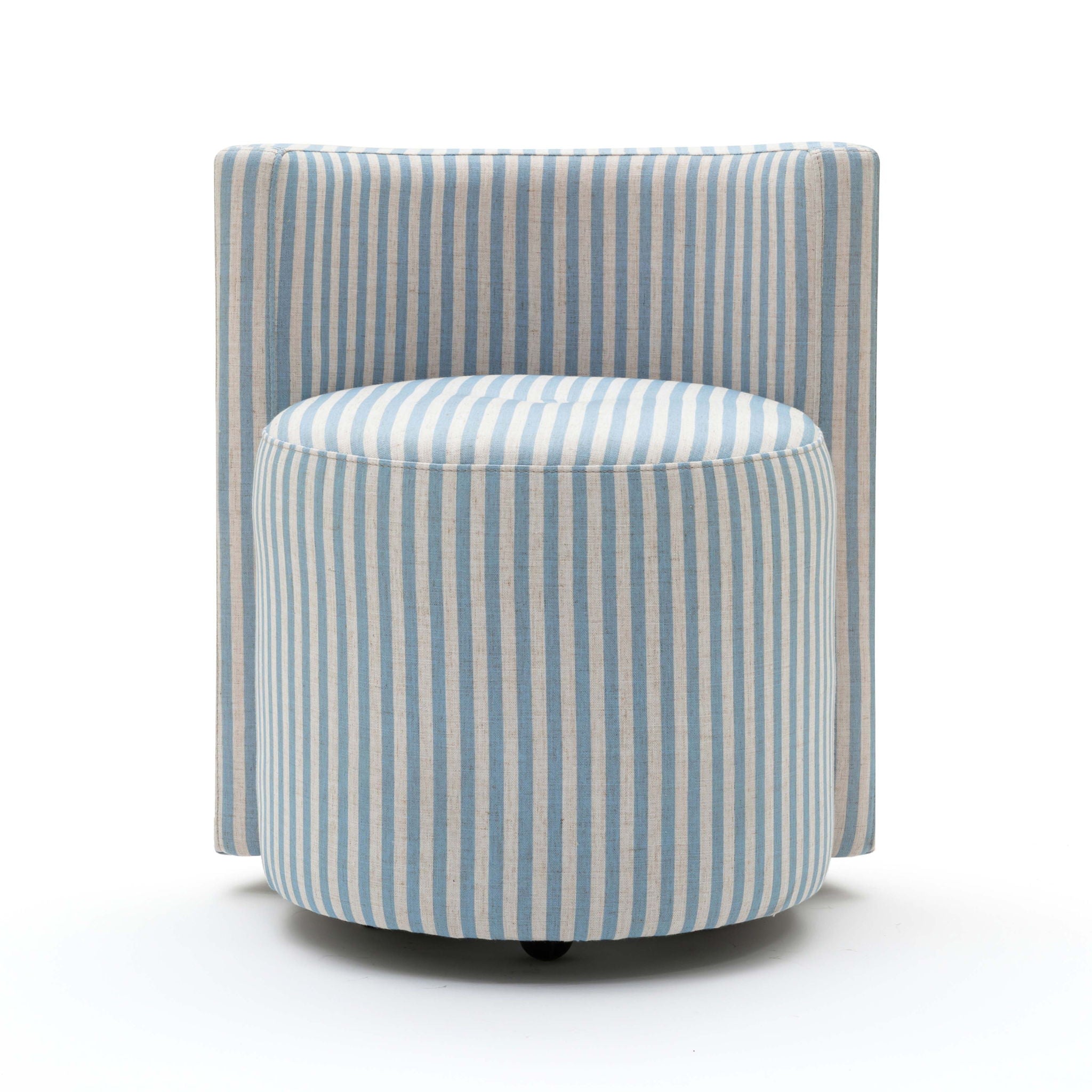 Alyssa - Striped Rolling Desk Chair