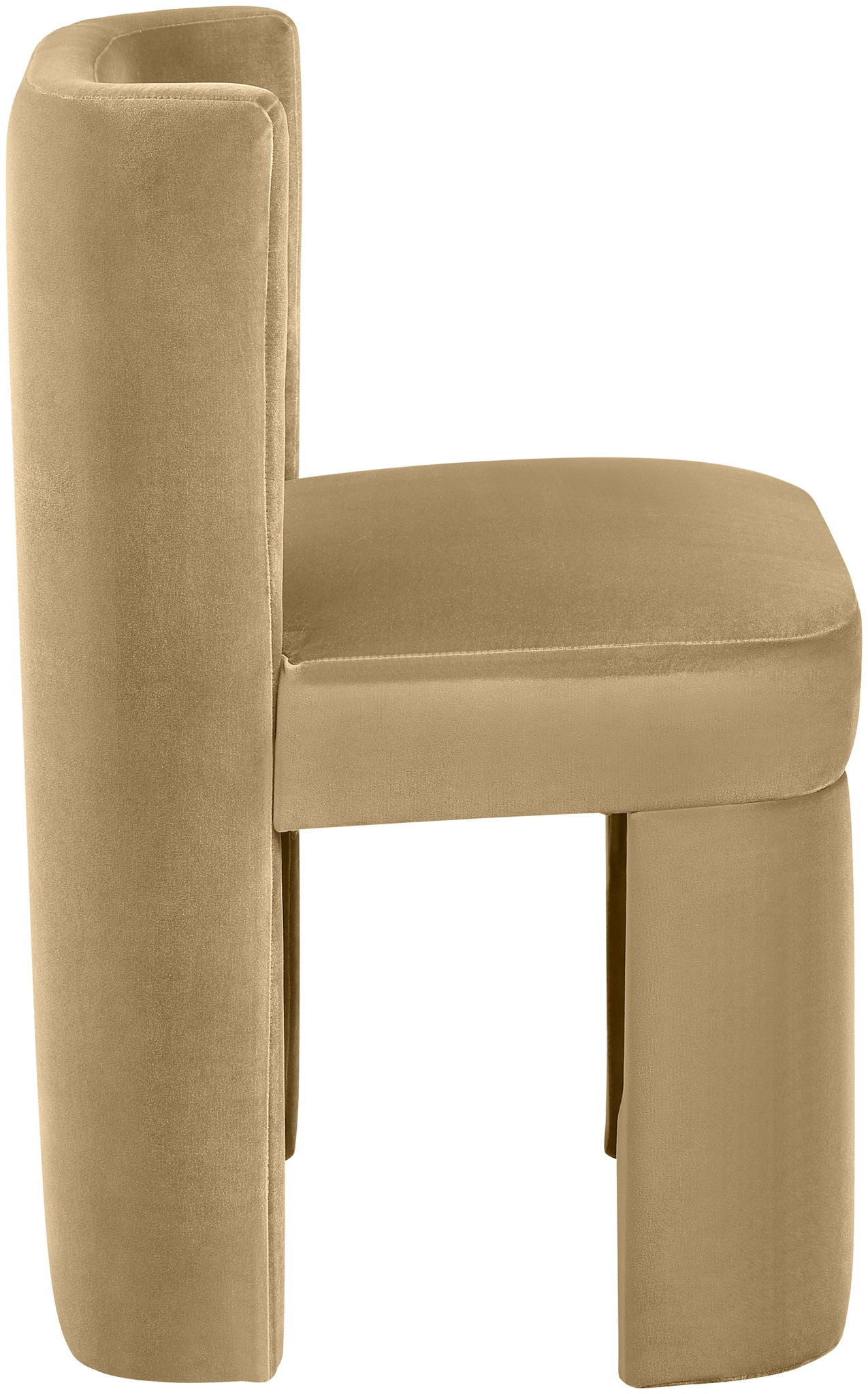 Zuno - Velvet Performance Fabric Upholstered Dining Chair (Set of 2)