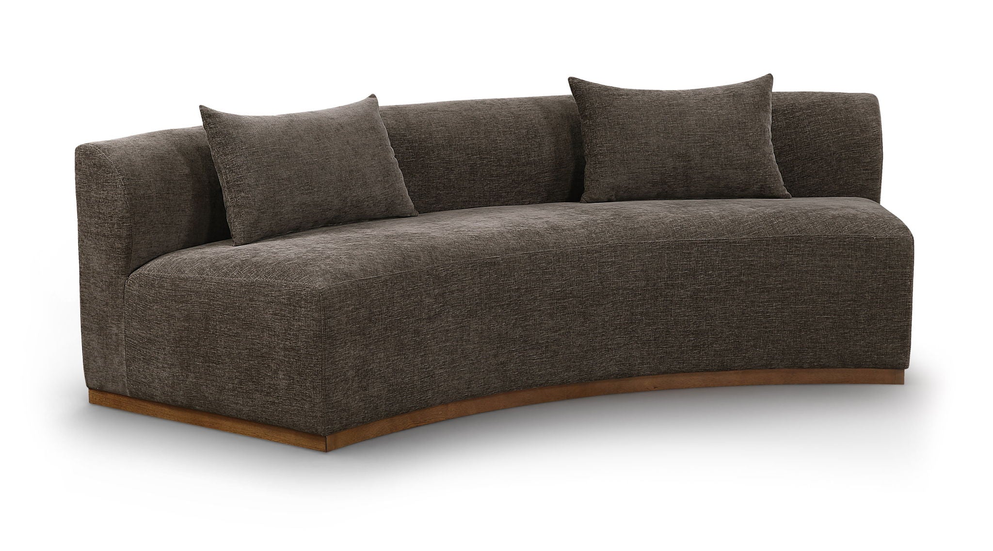 Avanti - 104" Chenille Fabric Upholstered Sofa