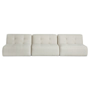 Sunseeker - 3 Piece Outdoor Sofa - Brown Stripe