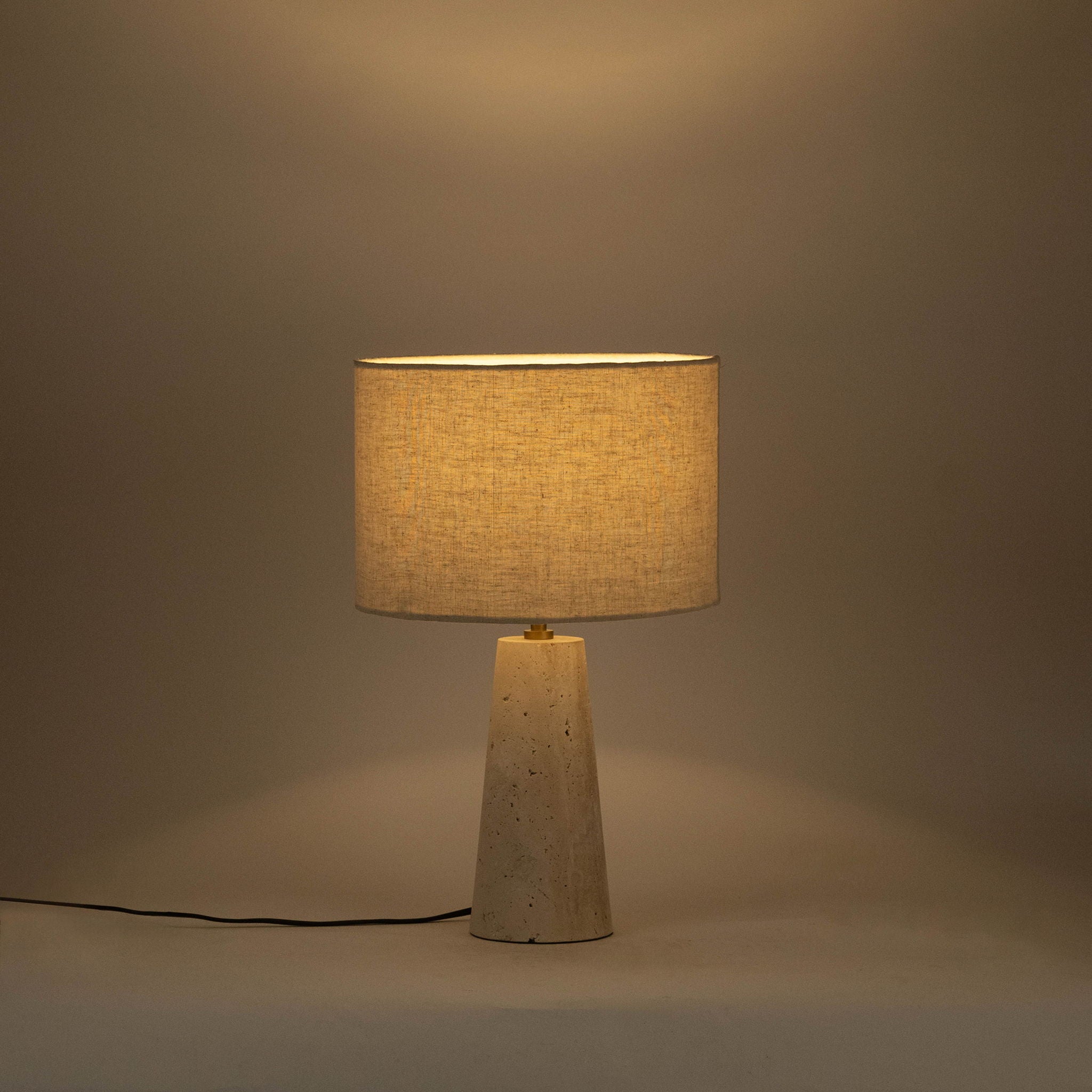 Dolomia - Base And Linen Textured Fabric Shade Table Lamp