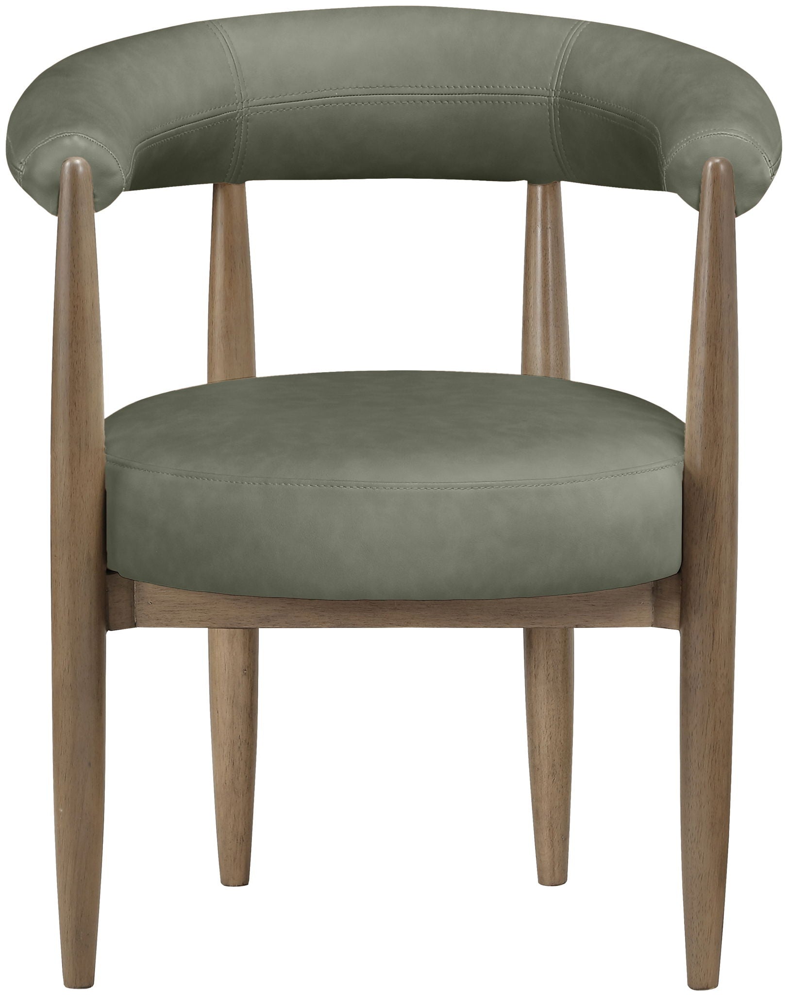 Sable - Vegan Leather Upholstered Dining Chair (Set of 2) - Brown Base