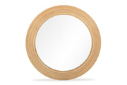 Tanya - Round Wall Mirror - Natural