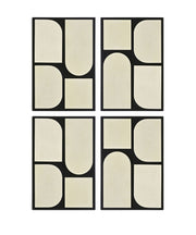 Icon - Mango Wood 4 Piece Wall Art