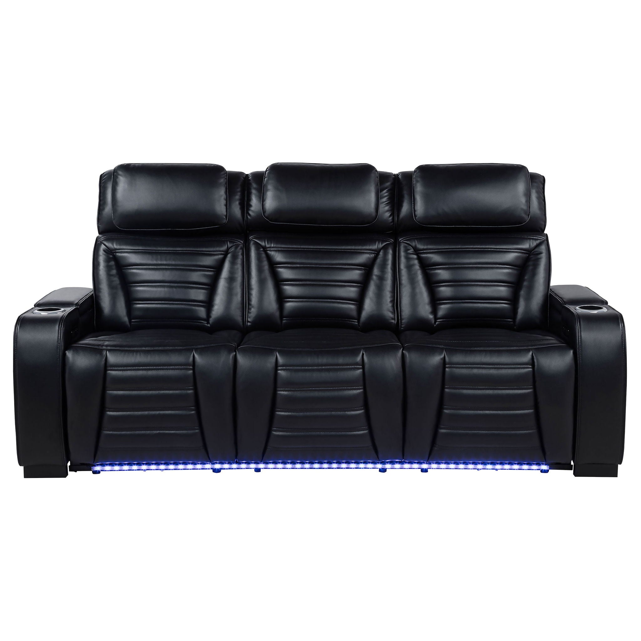 Isadora - Power Reclining Sofa With Dual Independent Recline - Black
