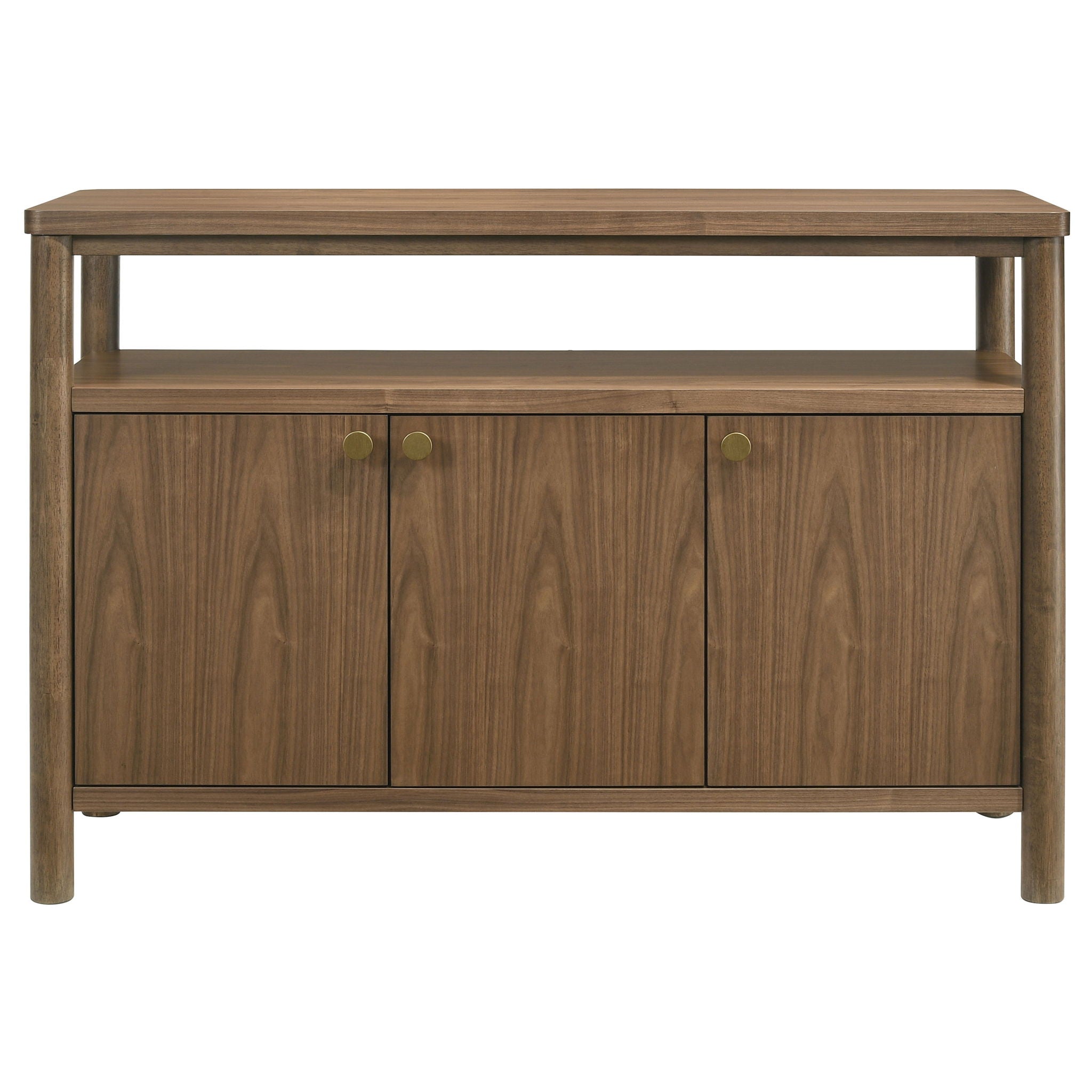 Graham - Sideboard With Open Shelf - Walnut