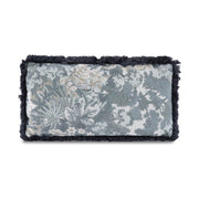 Yasmin - Lumbar Cushion Tapestry - Blue / Gray