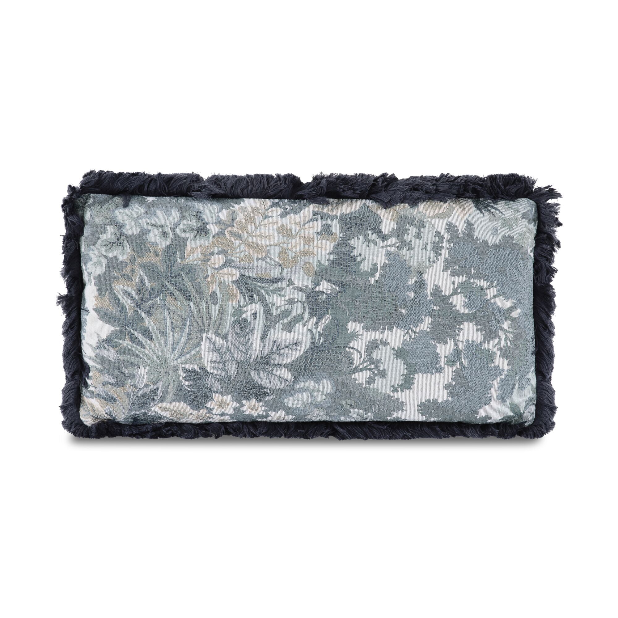 Yasmin - Lumbar Cushion Tapestry - Blue / Gray