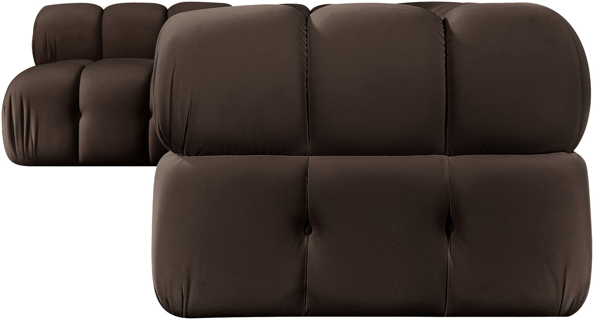 Orin - Velvet 5 Piece Modular Sectional