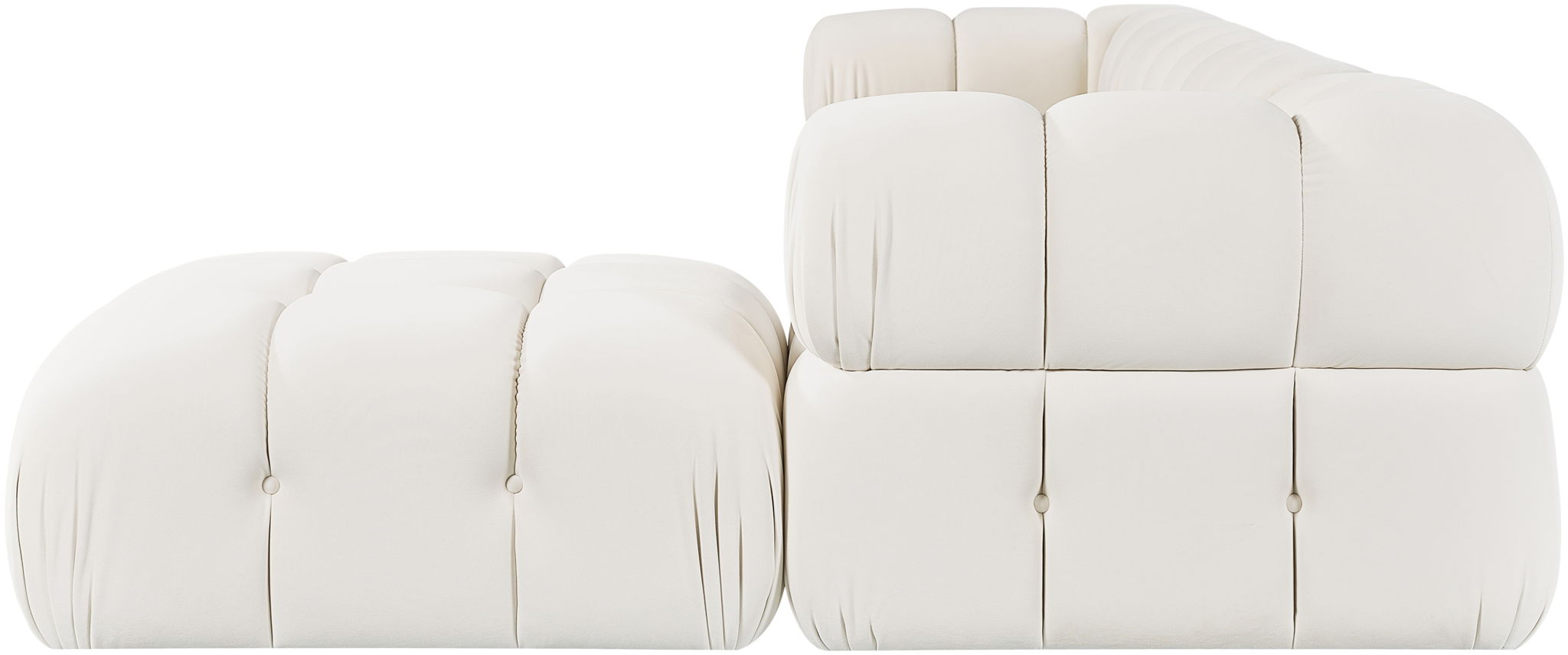 Orin - Fabric Velvet 5 Piece Modular Sectional