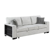 Prato - Sofa With Pull Out Sleeper And USB - Gray