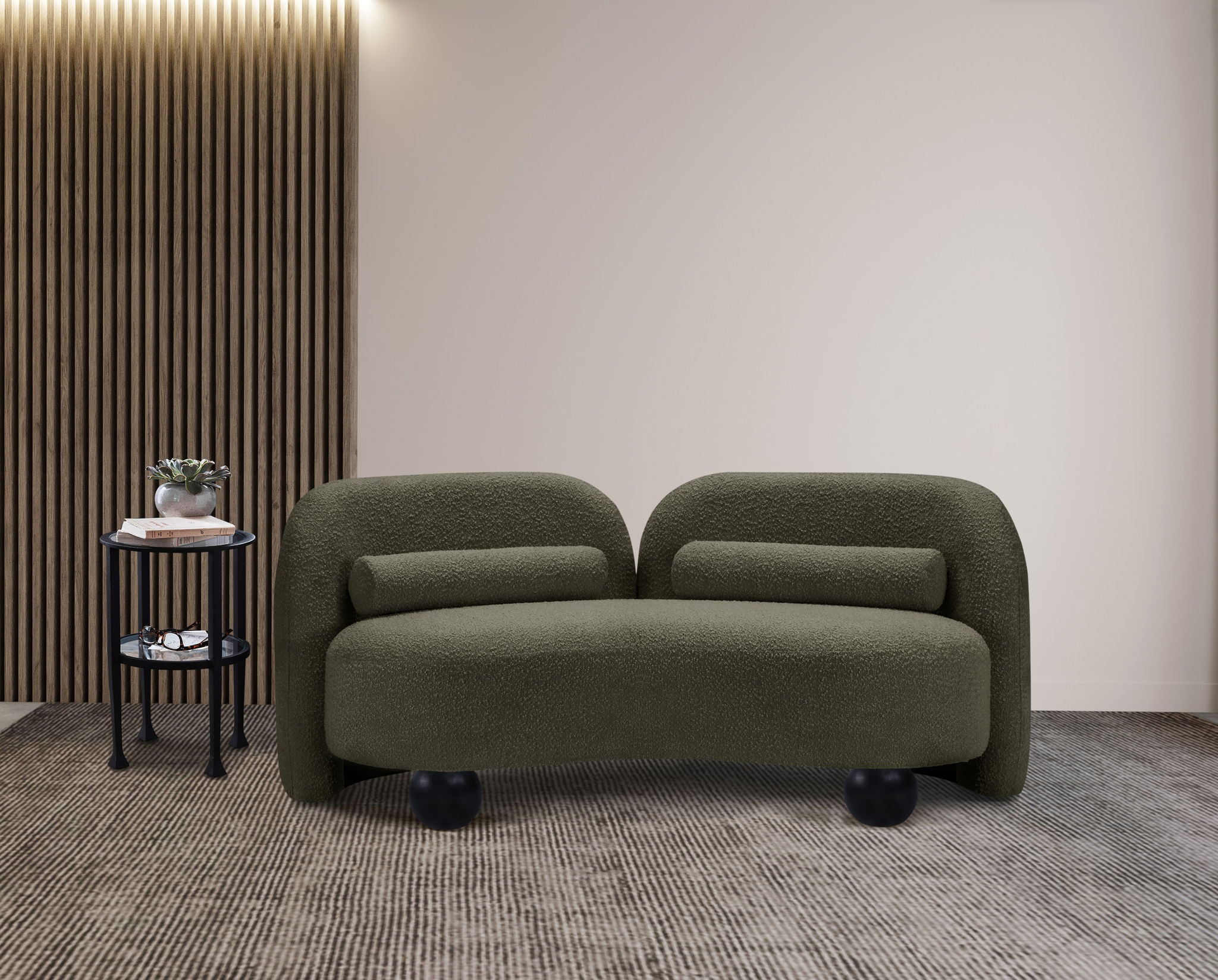 Daphne - Boucle Loveseat